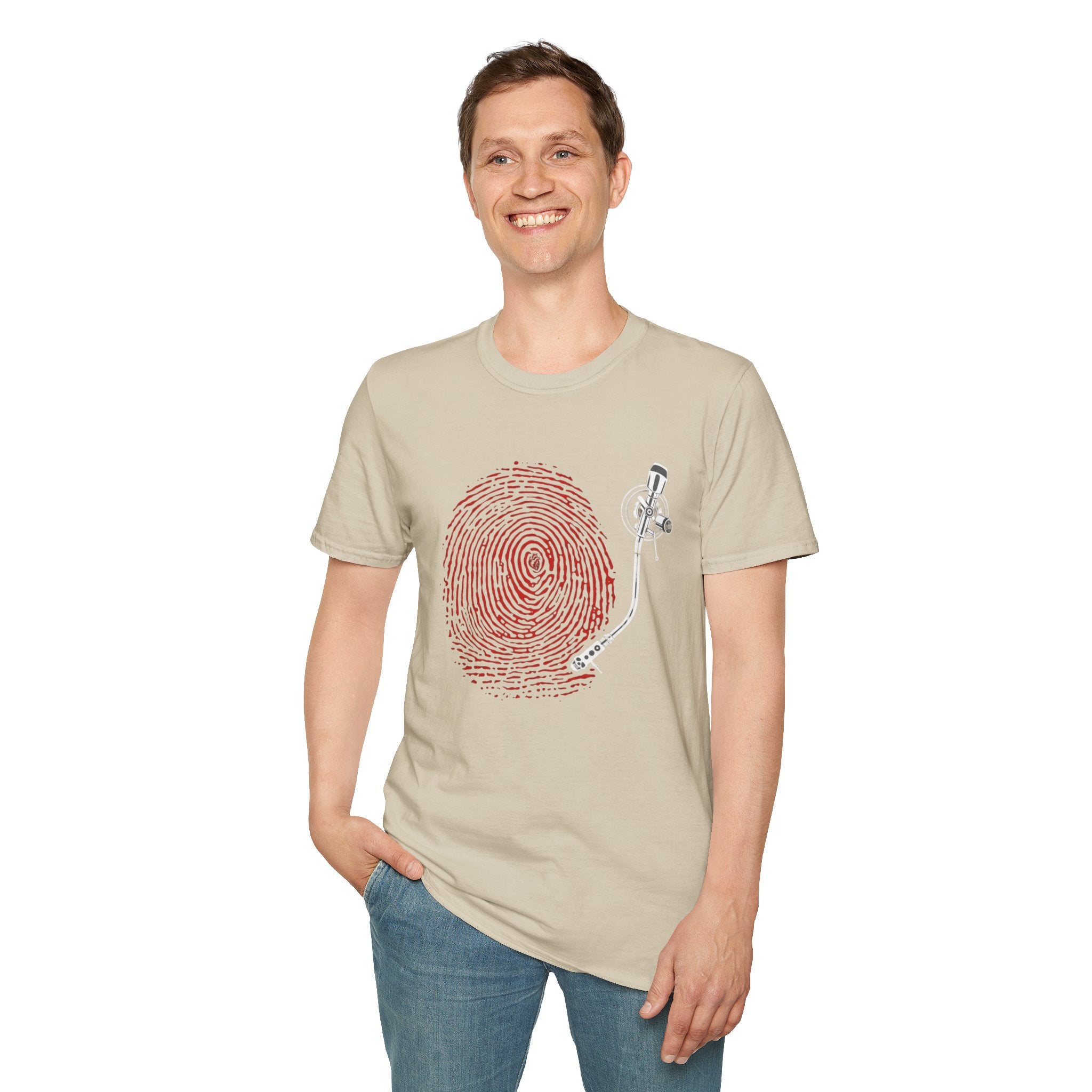 Fingerprint Turntable — T-Shirt