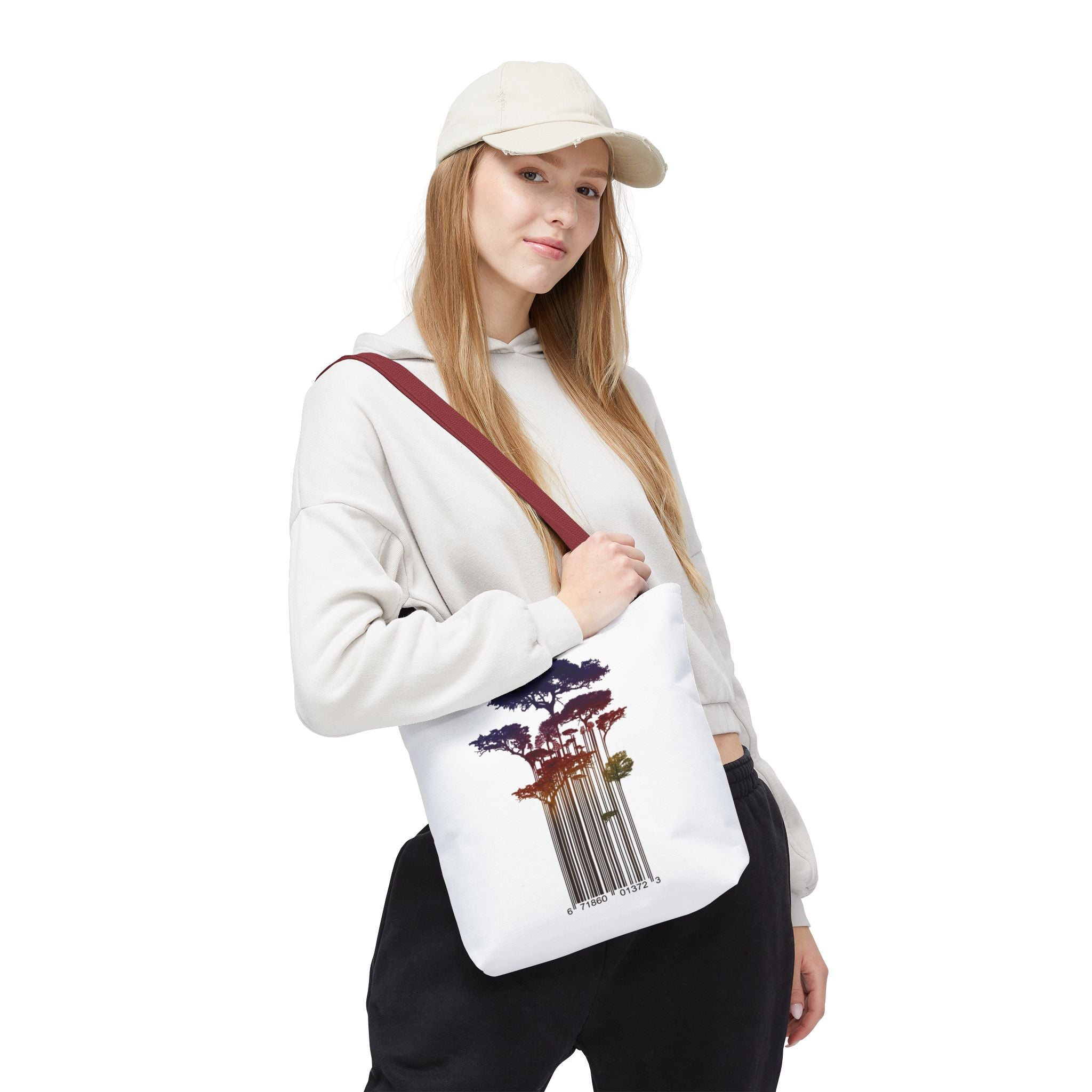 Barcode Forest — Tote Bag