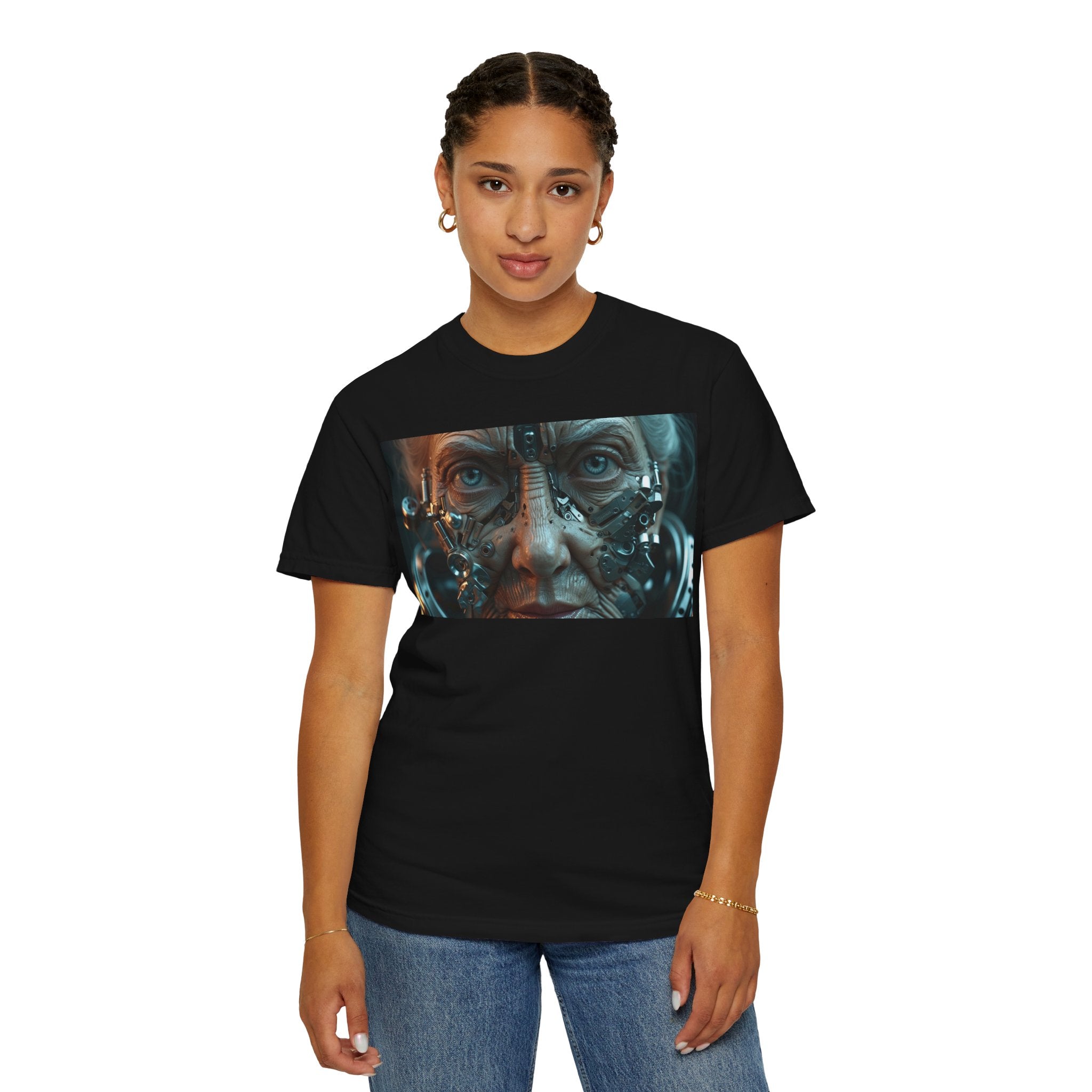 Cybernetic Old Face —T‑Shirt