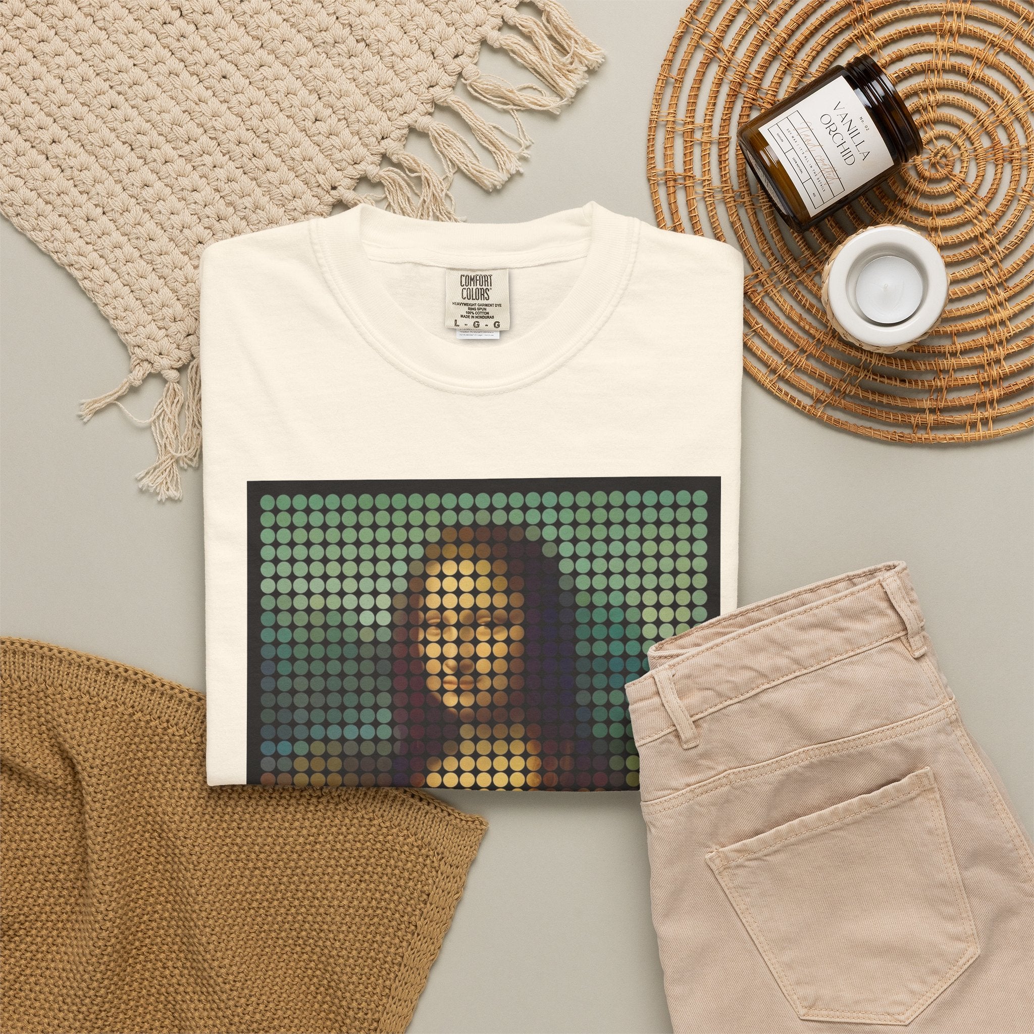Mona Lisa Pixel Art — T-Shirt