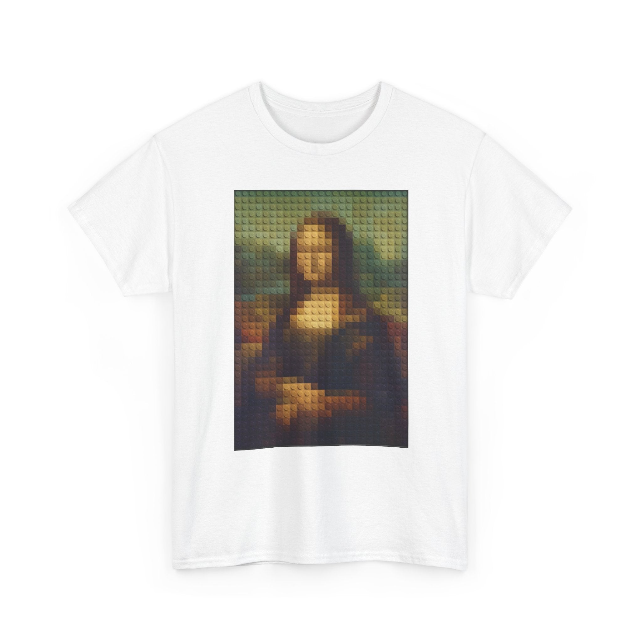 Pixelated Mona Lisa - T‑Shirt