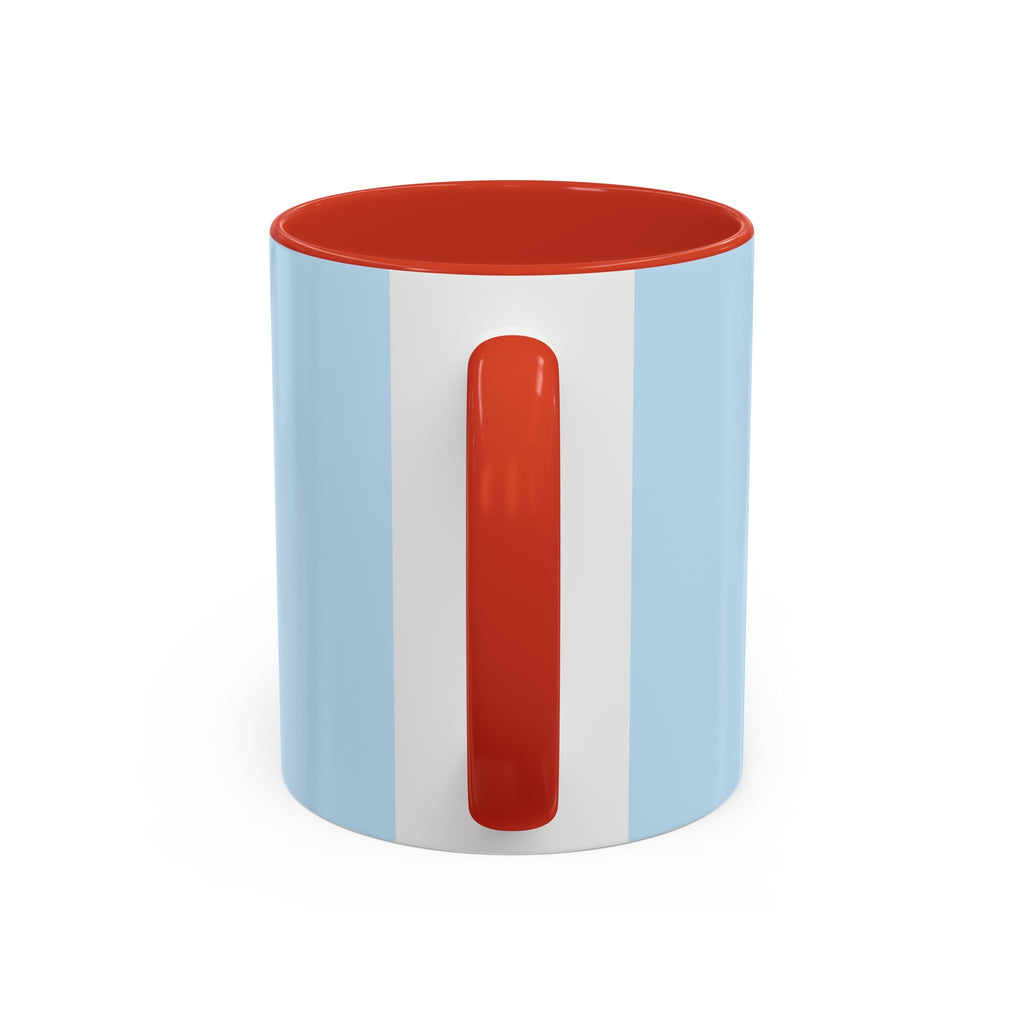 Less Is More Minimalist Accent Coffee Mug — Blue 11/15oz