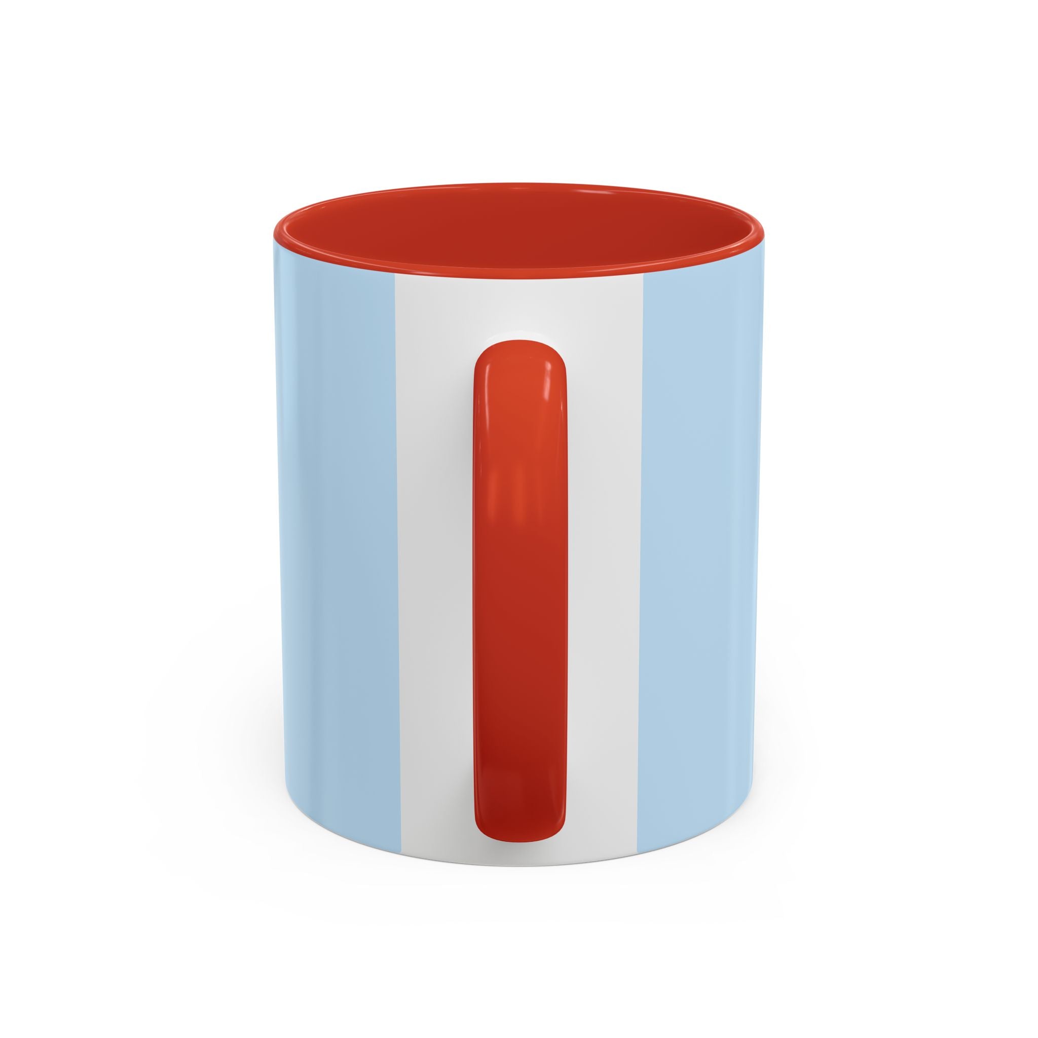 Less Is More Minimalist Accent Coffee Mug — Blue 11/15oz