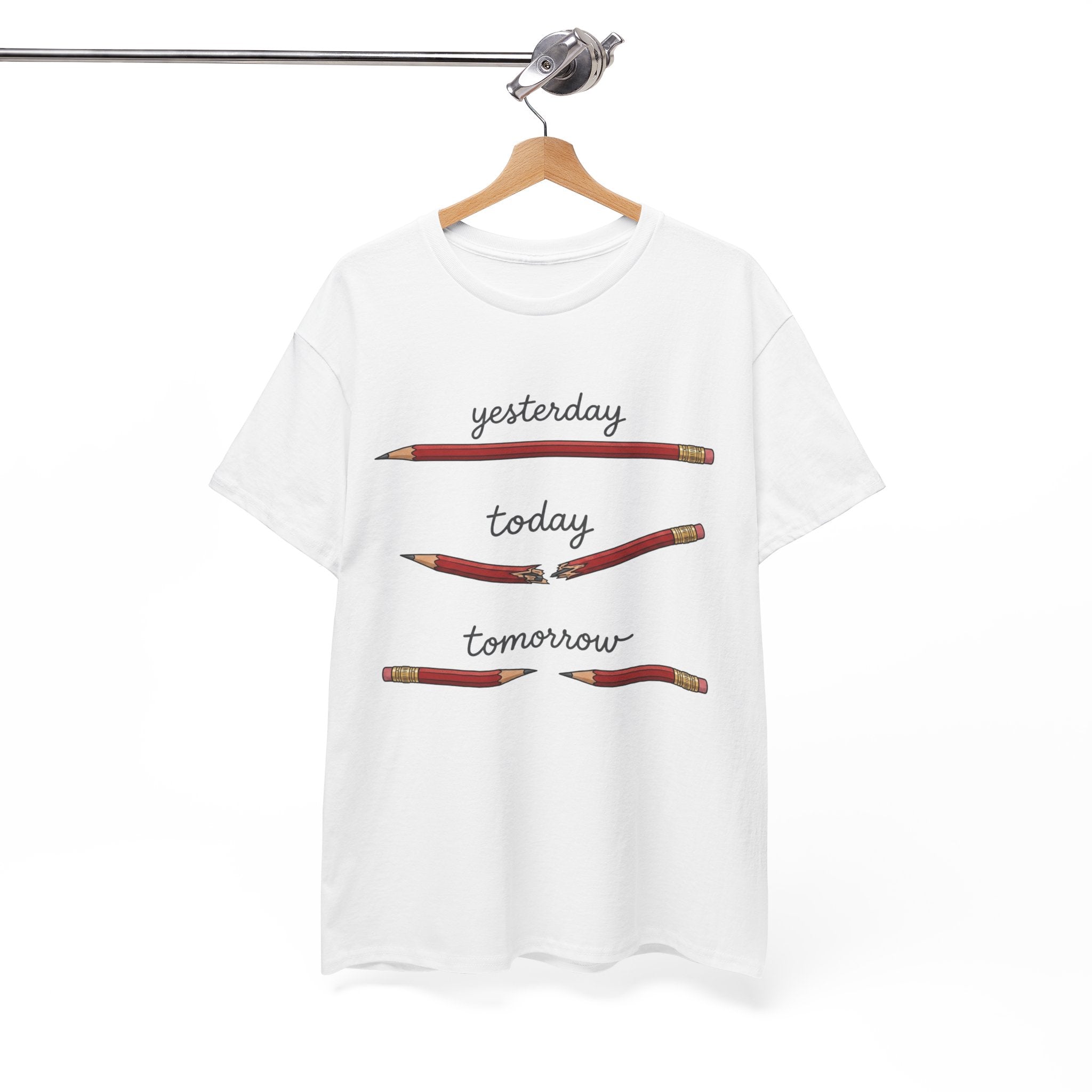 "yesterday, today, tomorrow" — Tshirt