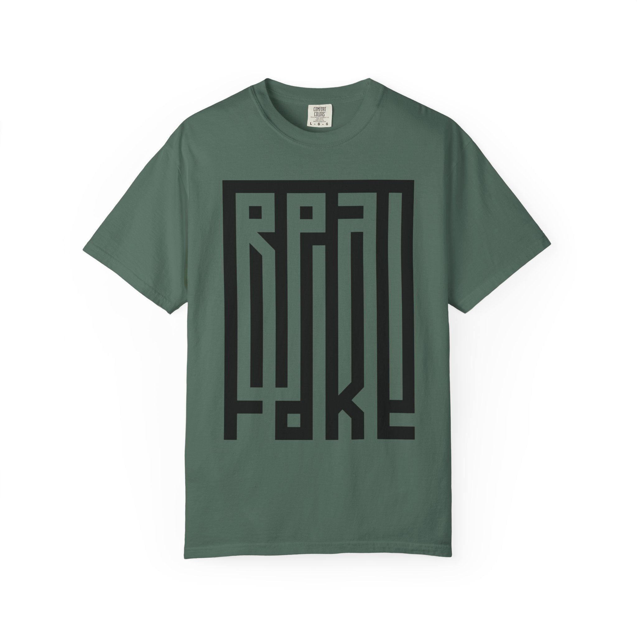 'Real/Fake' — T-Shirt