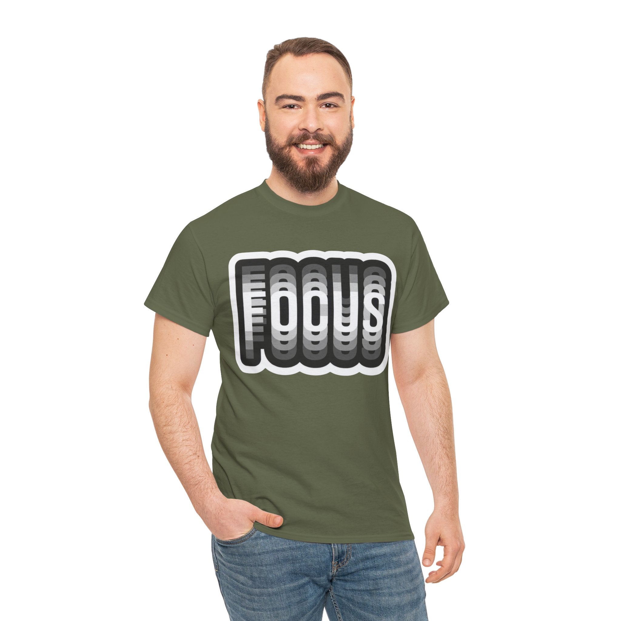 Focus Optical Illusion — T Shirt
