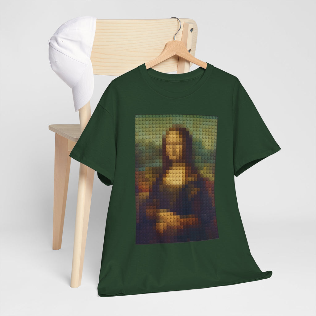 Pixelated Mona Lisa - T‑Shirt