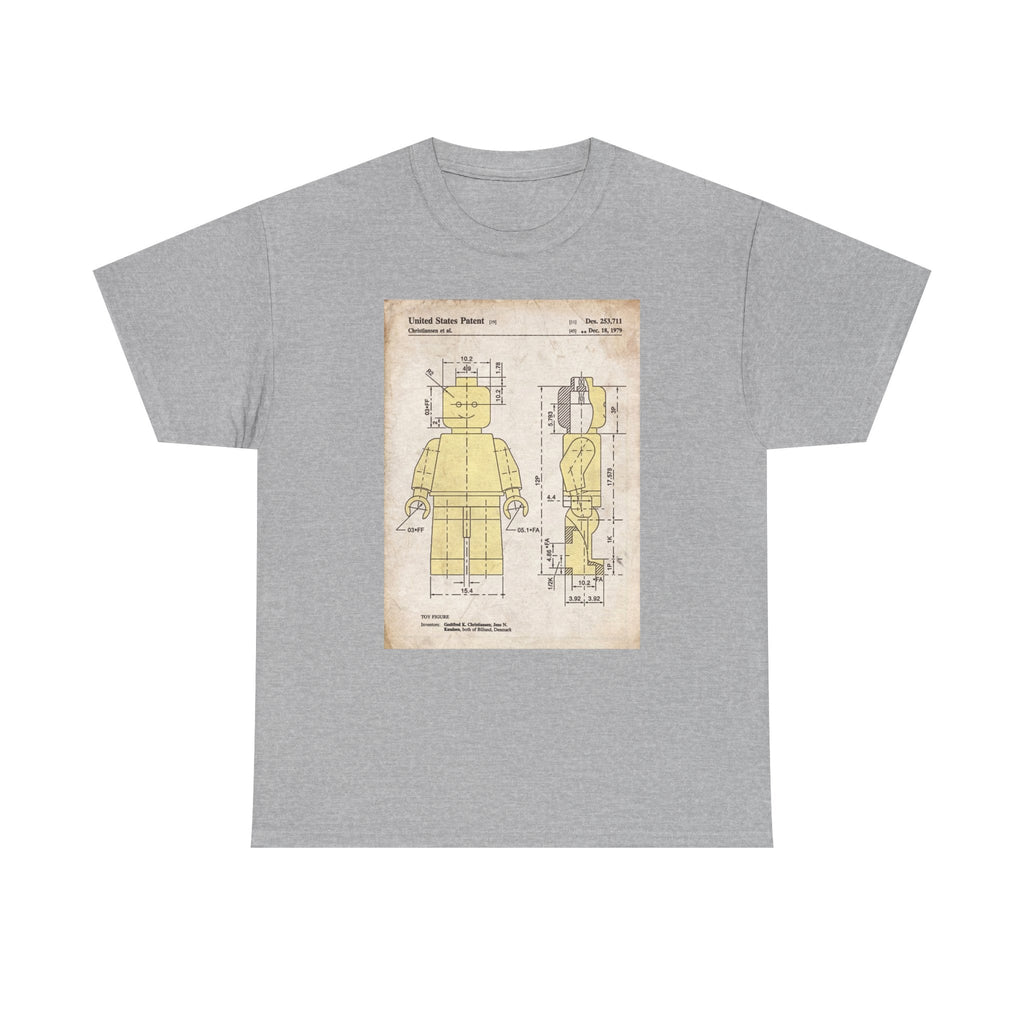 Lego Minifigure Patent T-Shirt – Pop Culture Graphic Tee