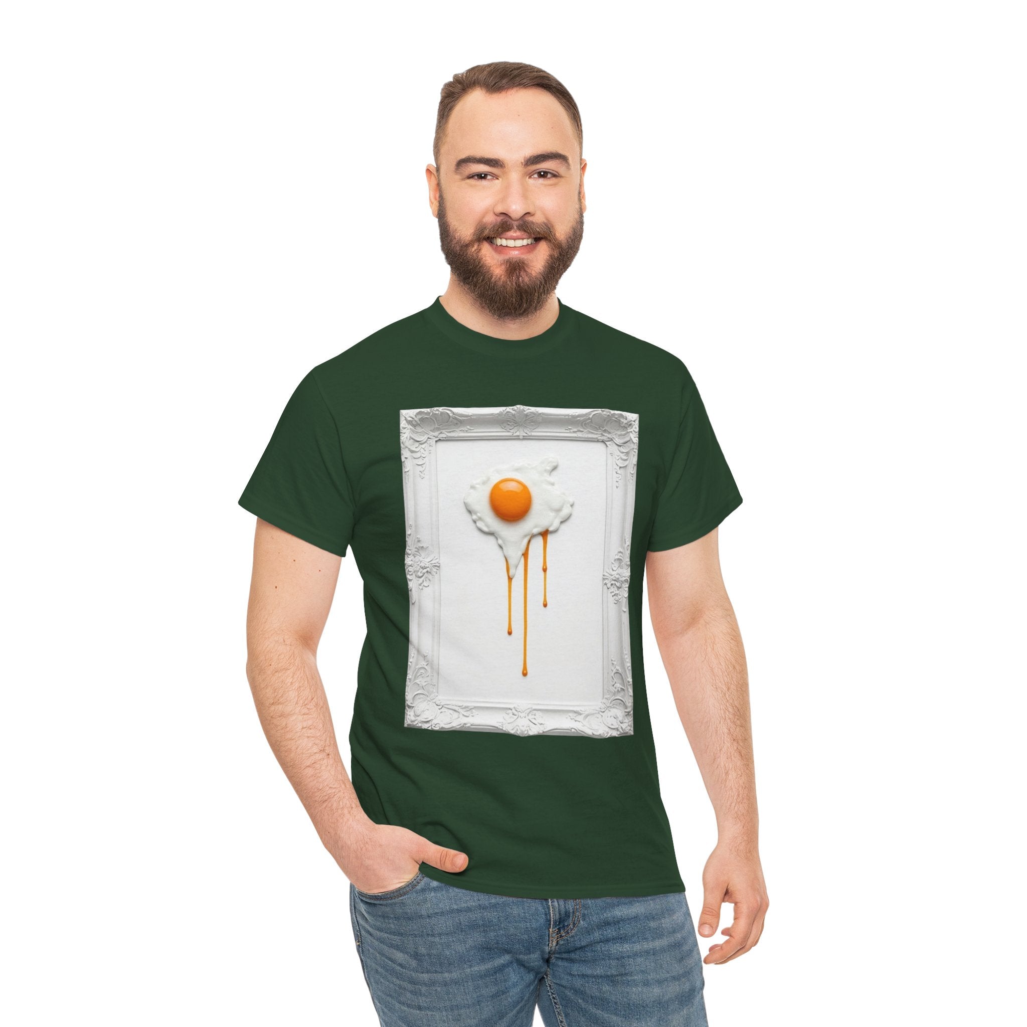 Artful Drip Fried Egg — T‑Shirt