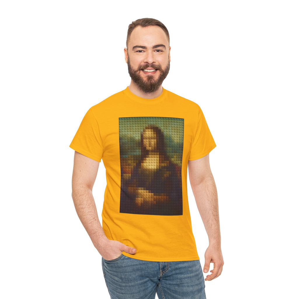 Pixelated Mona Lisa - T‑Shirt