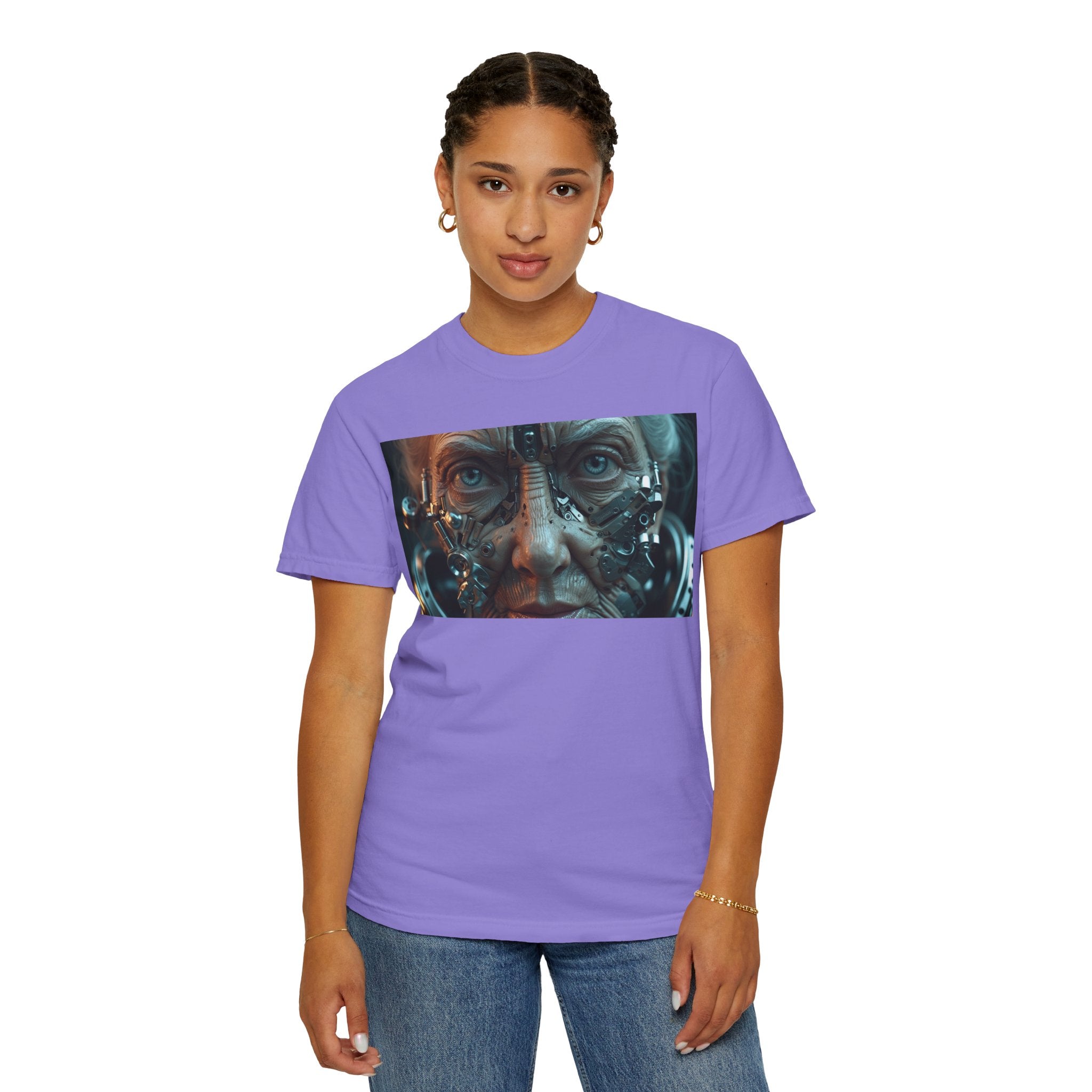 Cybernetic Old Face —T‑Shirt