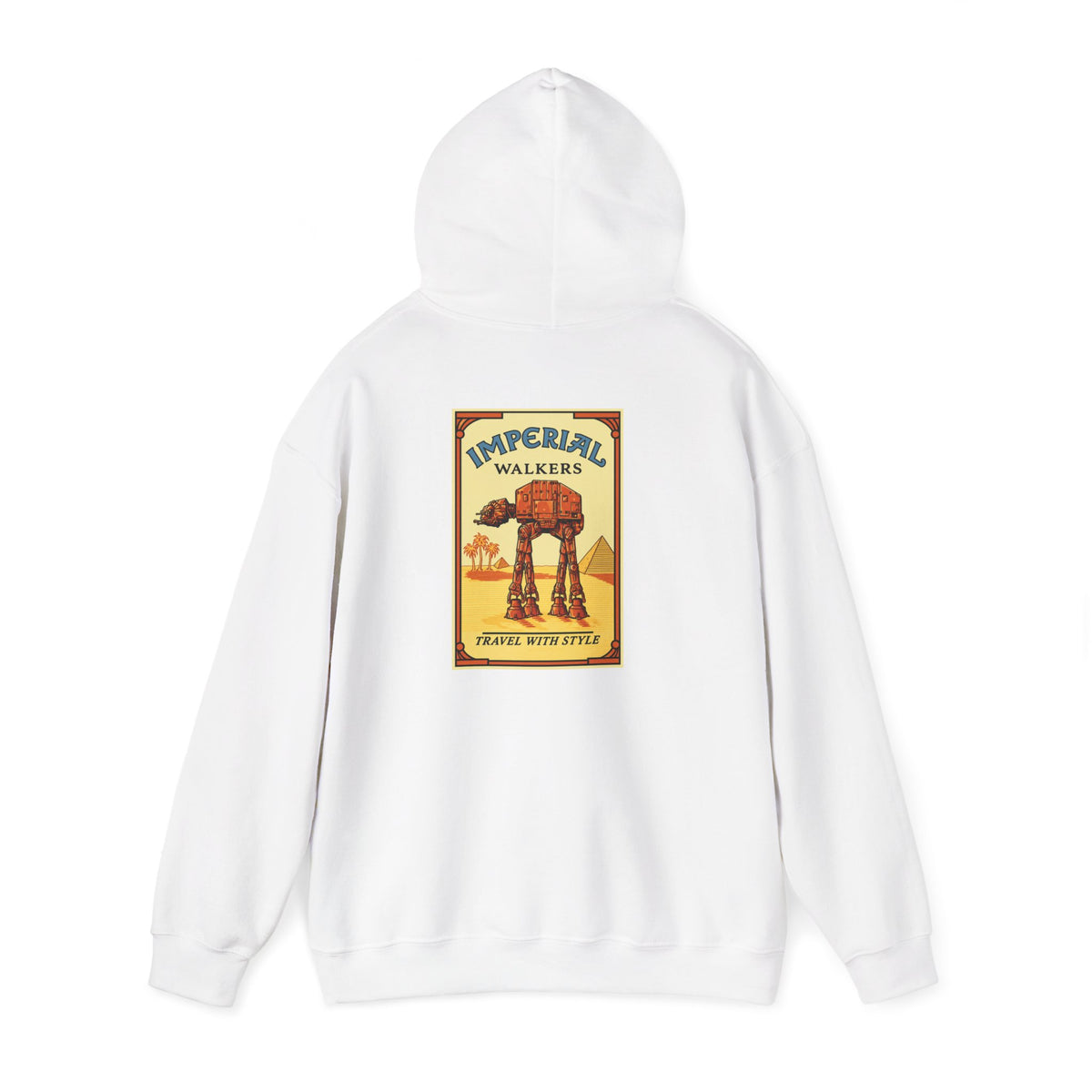 Star Wars Imperial Walker Hoodie – camel vintage pack sweatshirt.