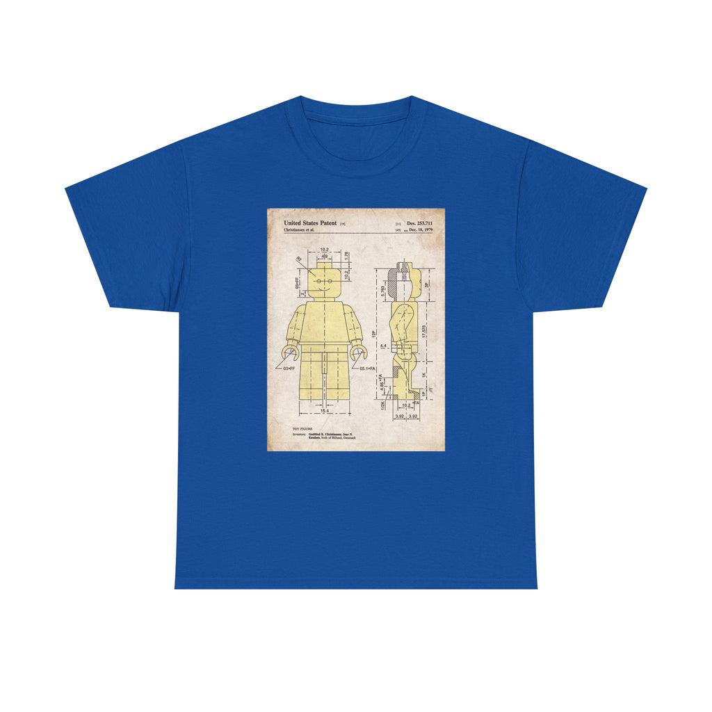 Lego Minifigure Patent T-Shirt – Pop Culture Graphic Tee