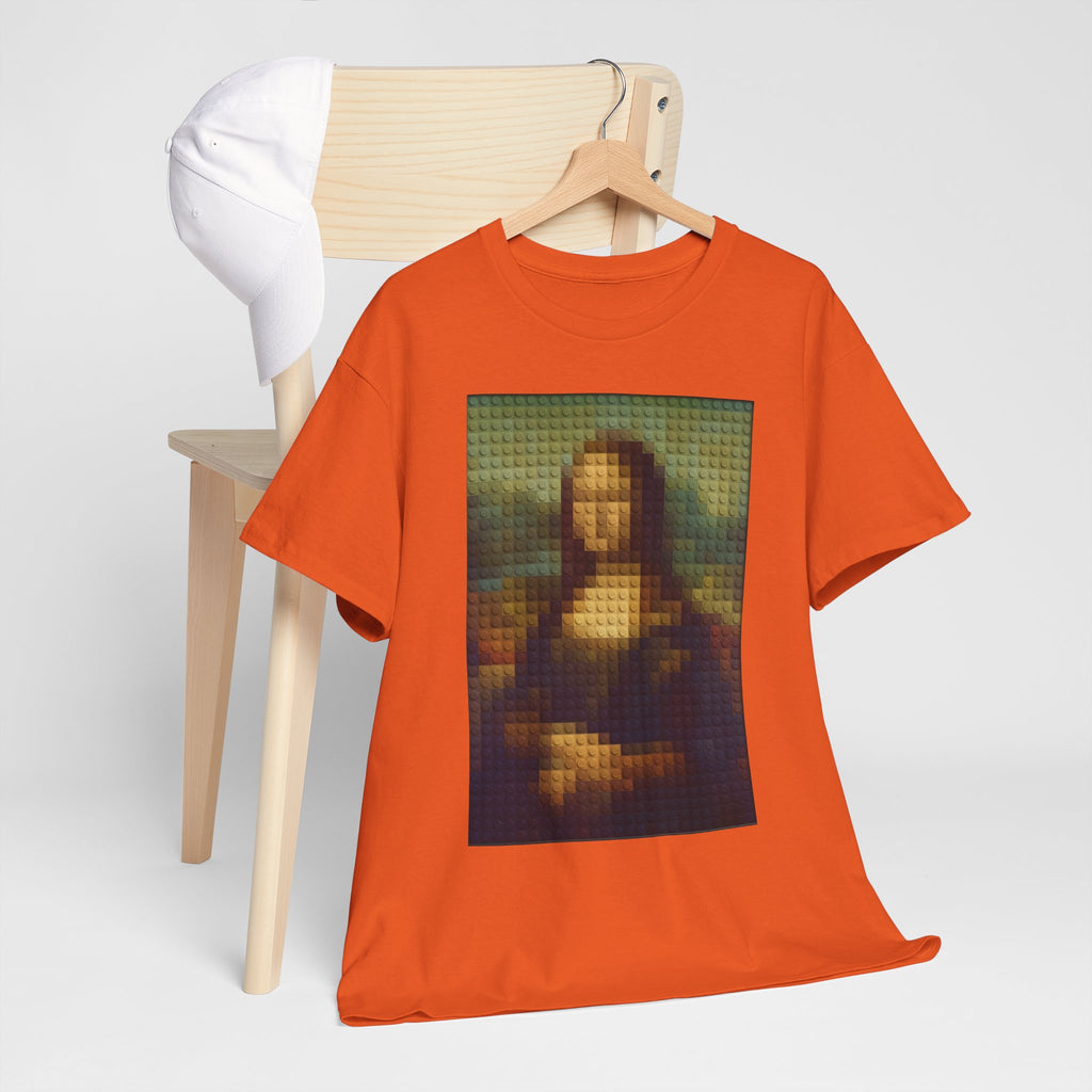 Pixelated Mona Lisa - T‑Shirt