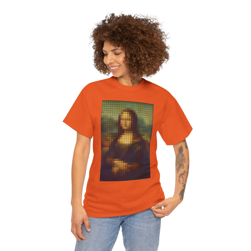 Pixelated Mona Lisa - T‑Shirt