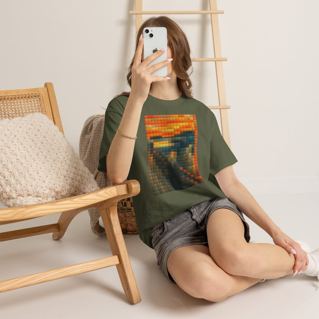 Pixelated Scream — T-Shirt