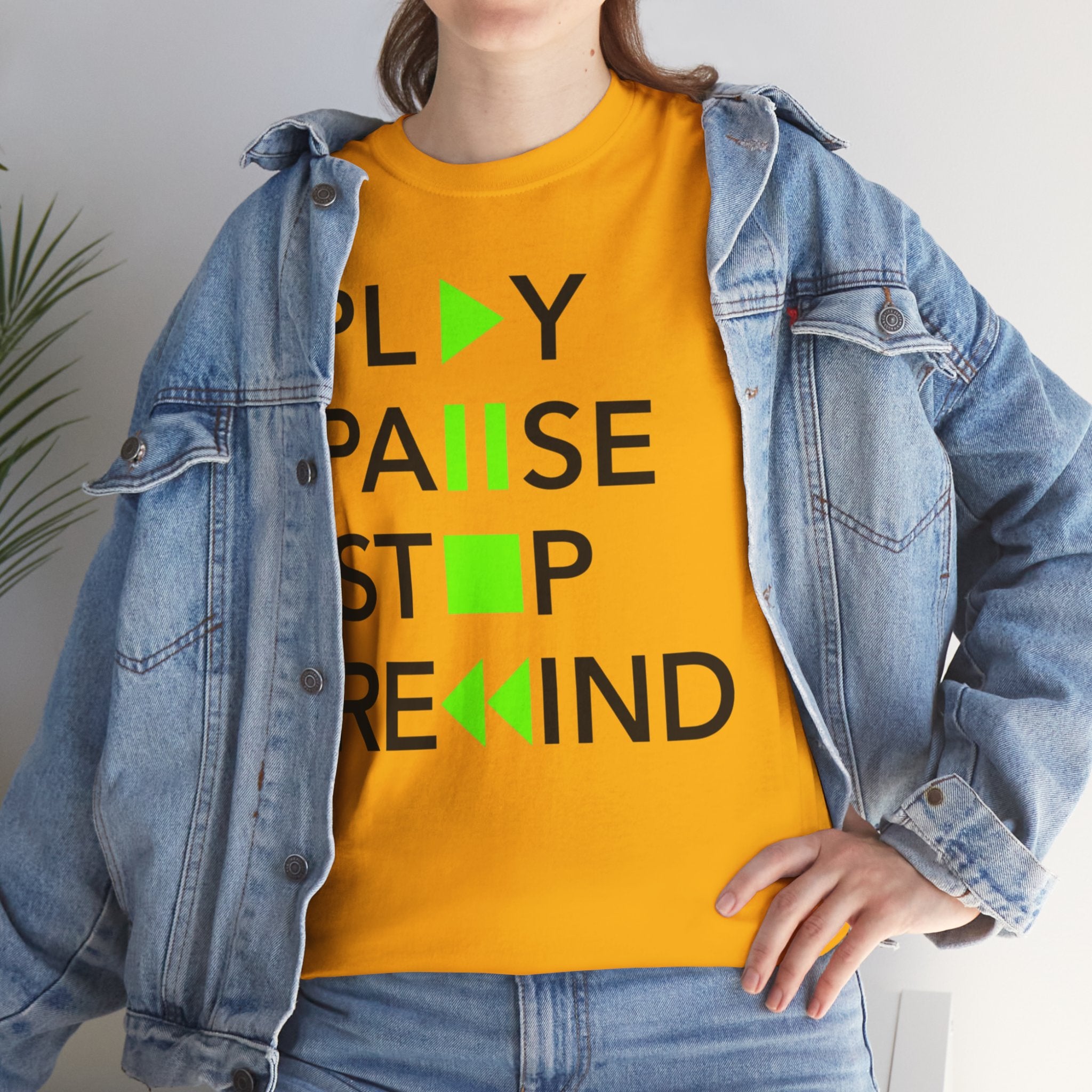 Play Pause Stop Rewind — T-Shirt