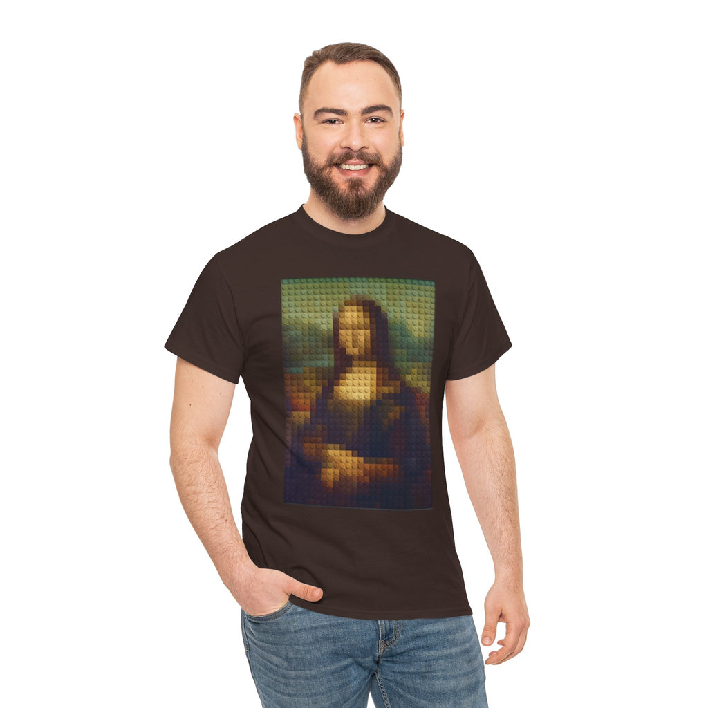 Pixelated Mona Lisa - T‑Shirt