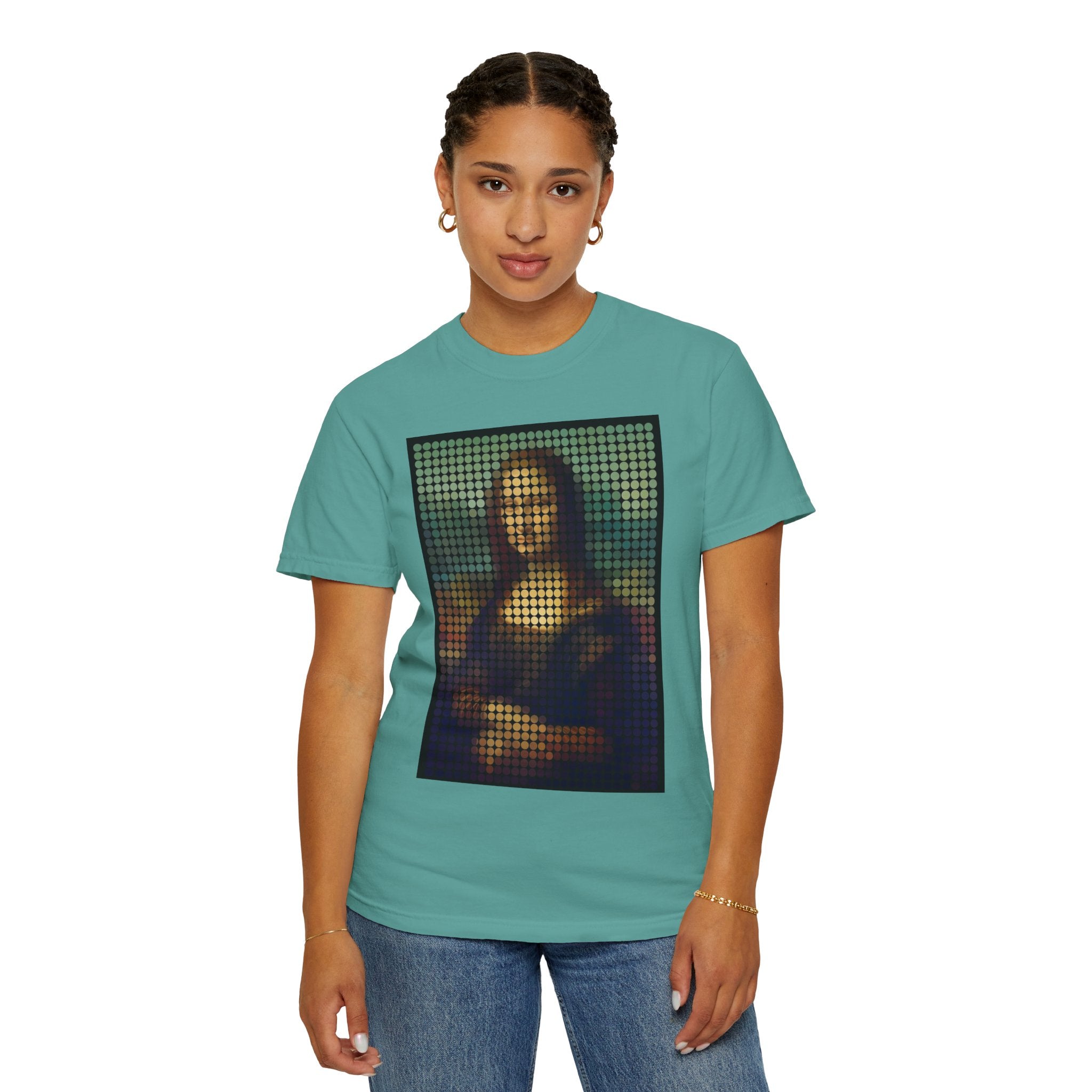 Mona Lisa Pixel Art — T-Shirt