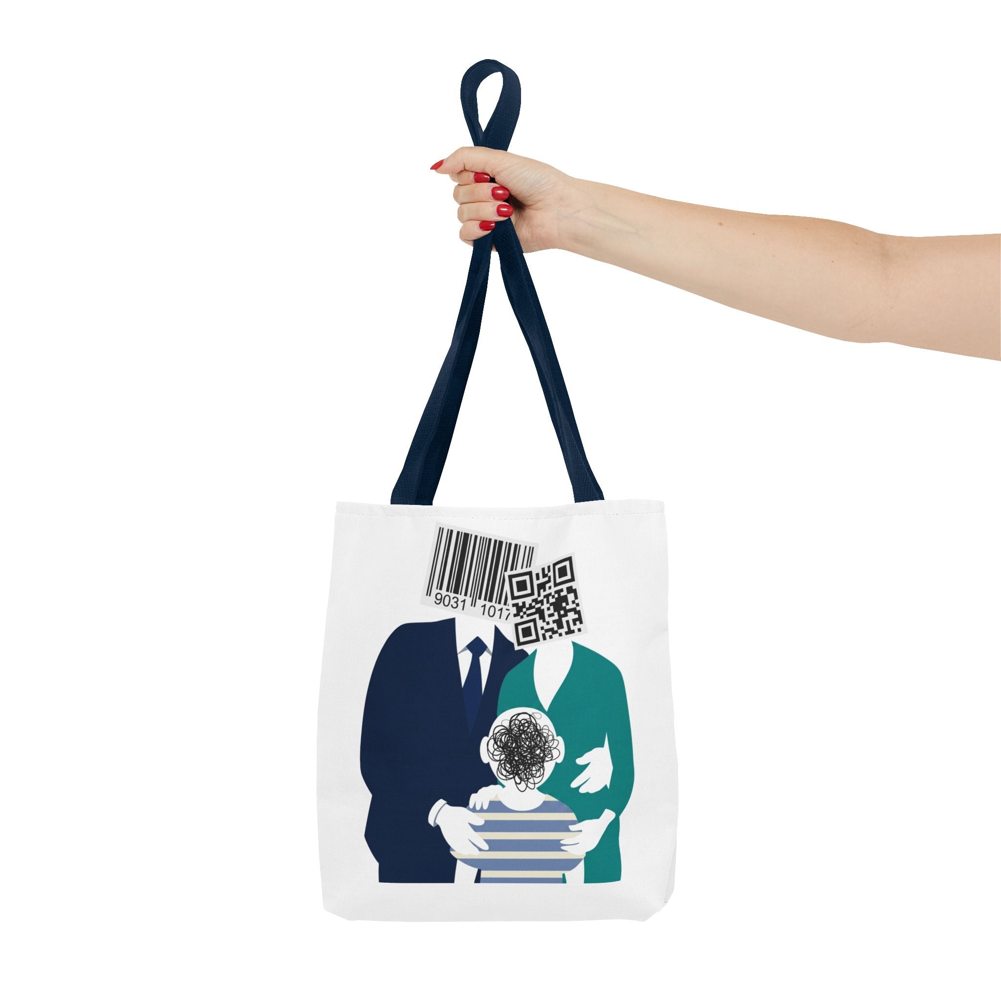Barcode Family Portrait Tote Bag