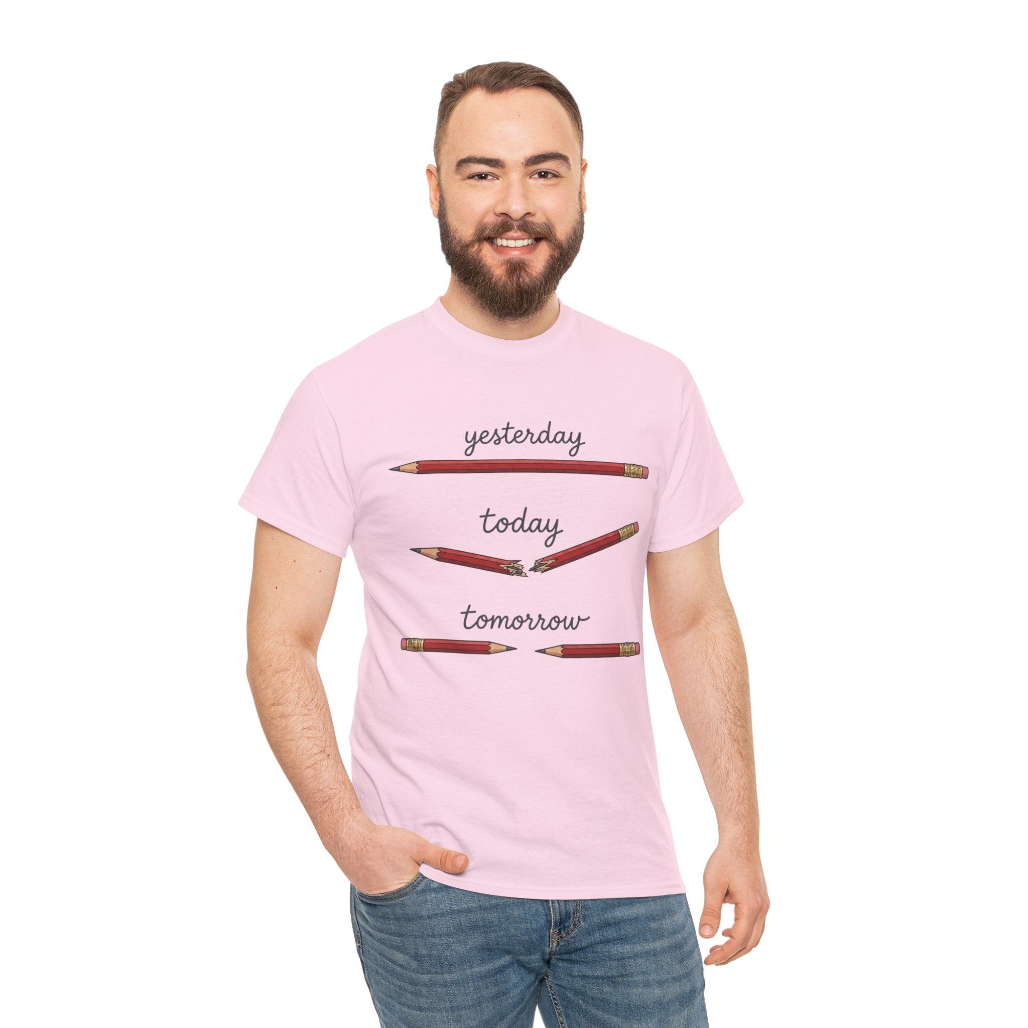 "yesterday, today, tomorrow" — Tshirt