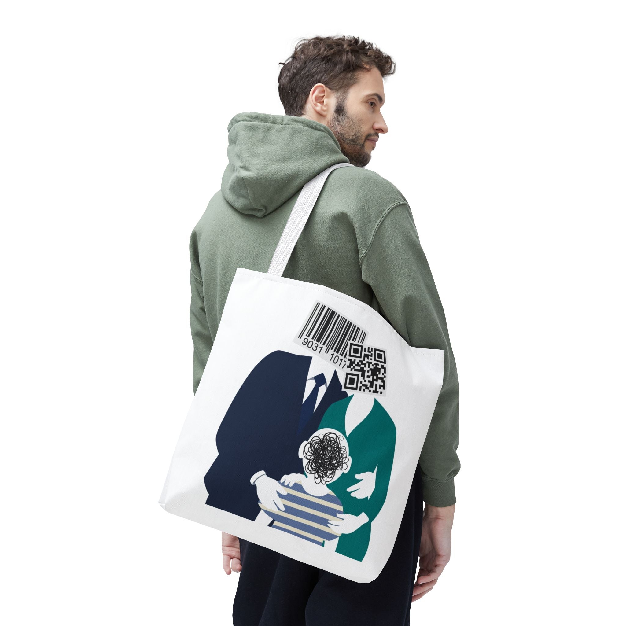 Barcode Family Portrait Tote Bag