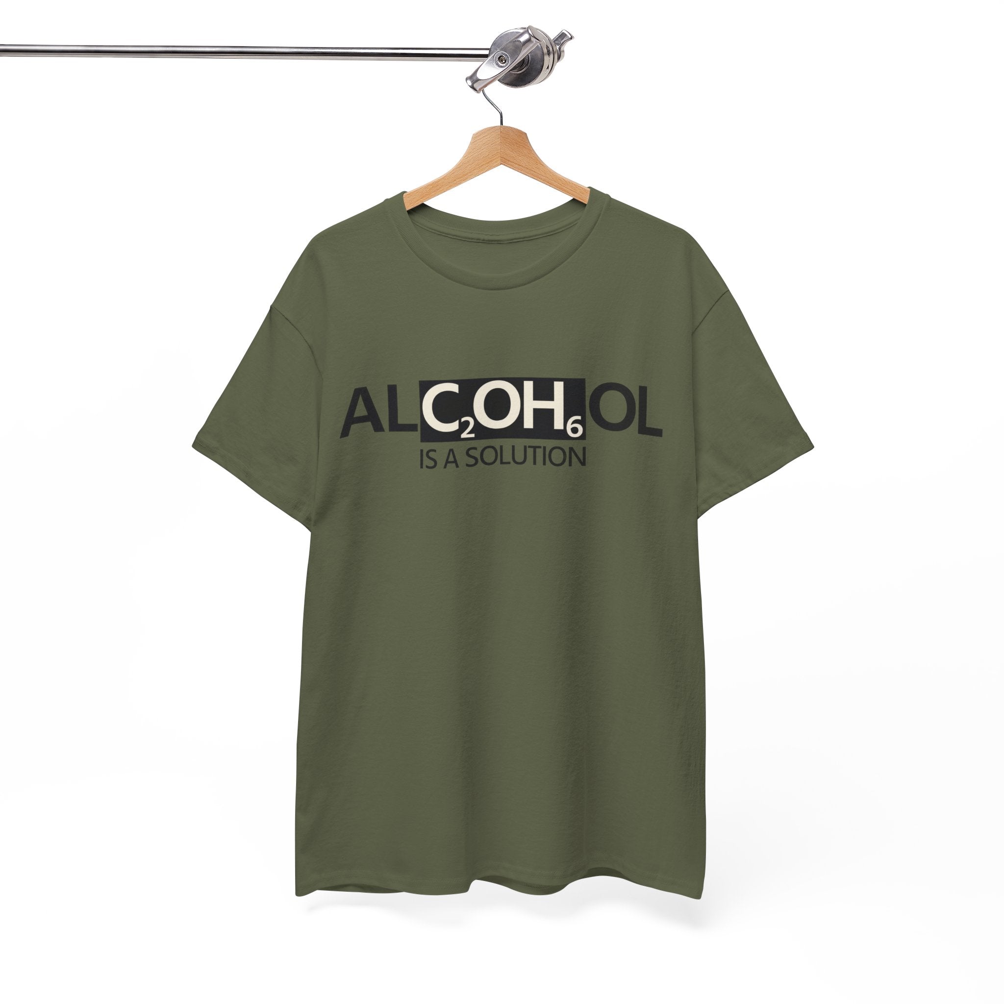 "Alcohol Is A Solution" — T-Shirt