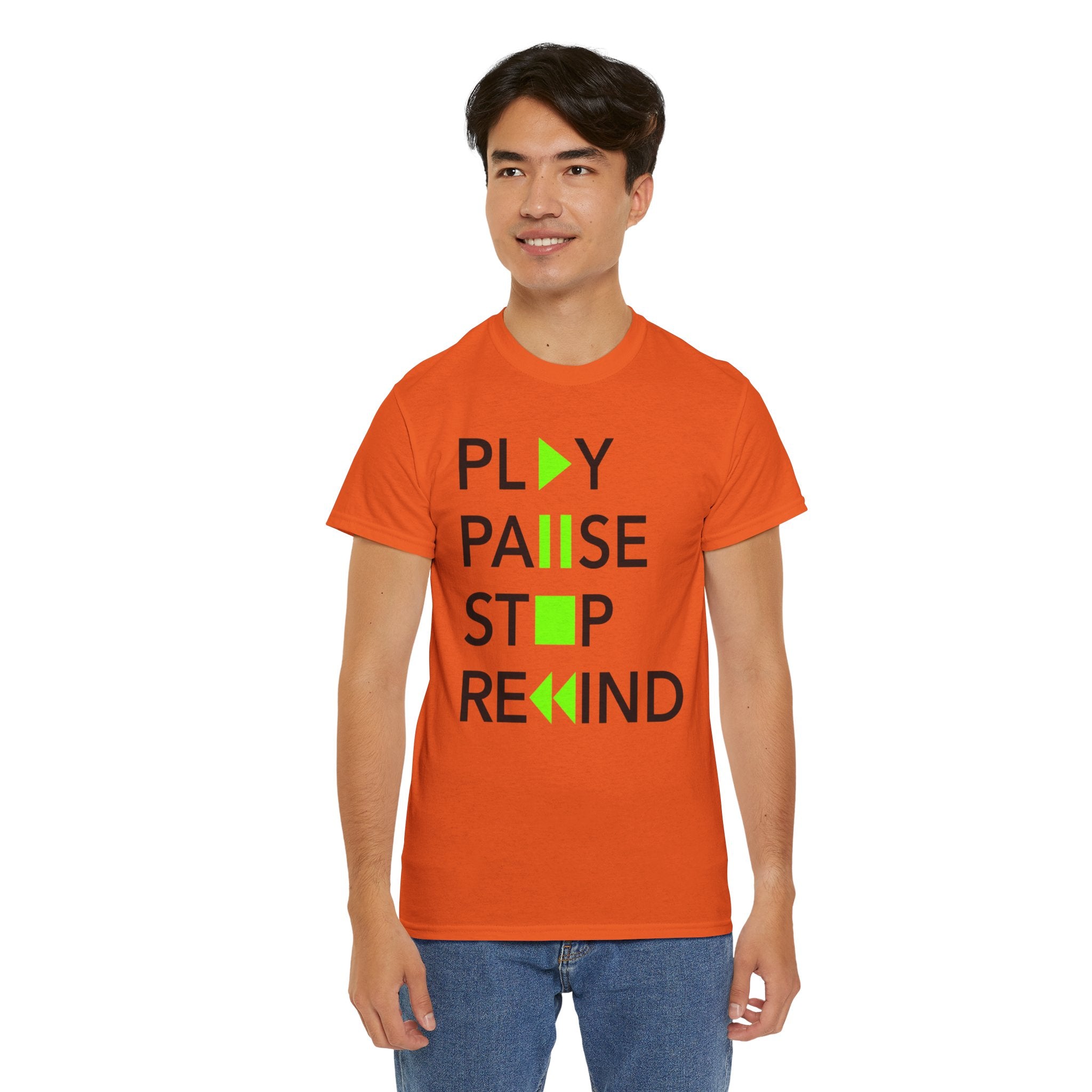 Play Pause Stop Rewind — T-Shirt
