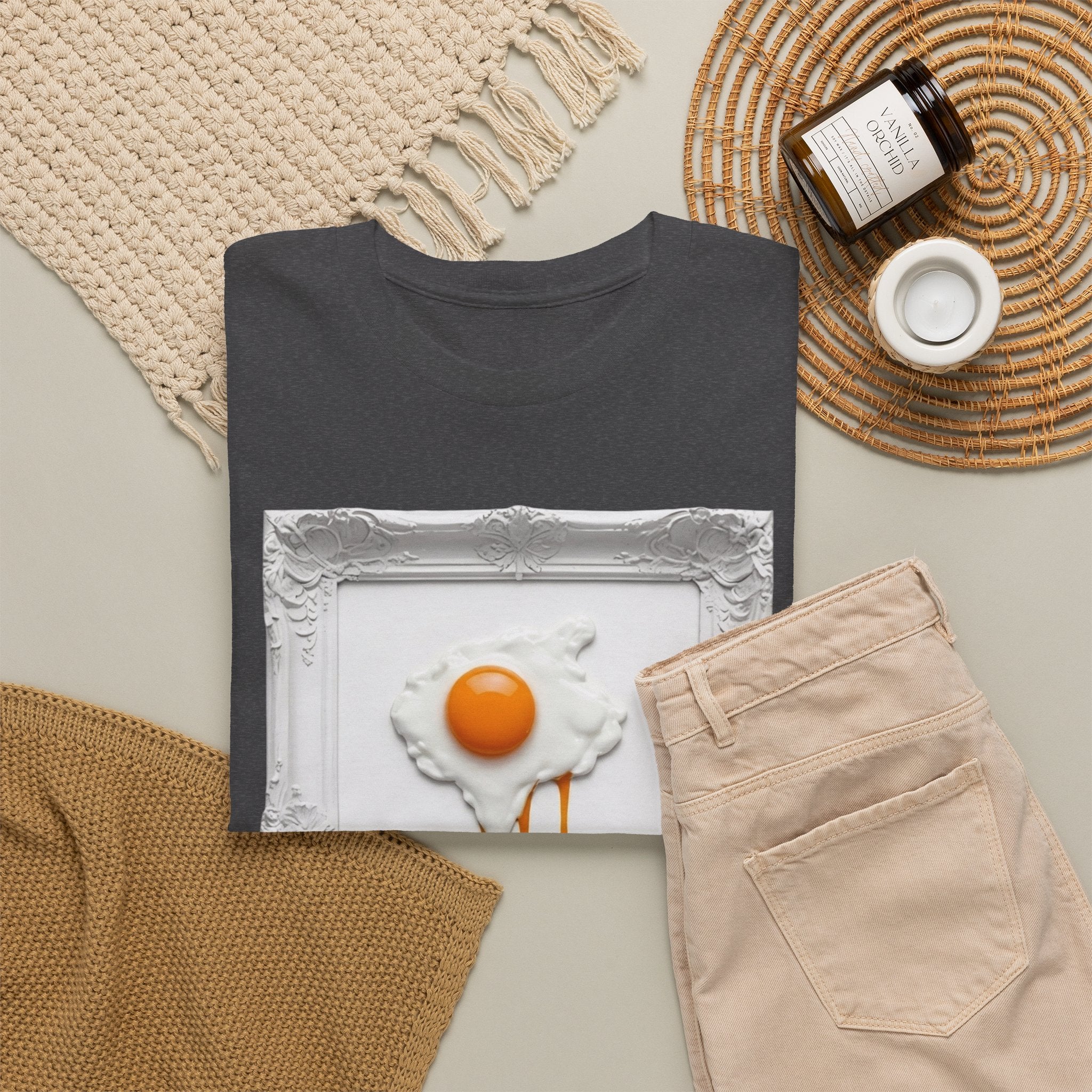Artful Drip Fried Egg — T‑Shirt
