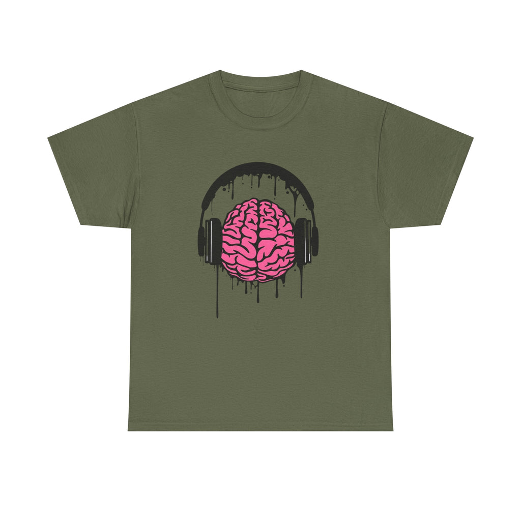Music Lover Dripping Brain — T-Shirt