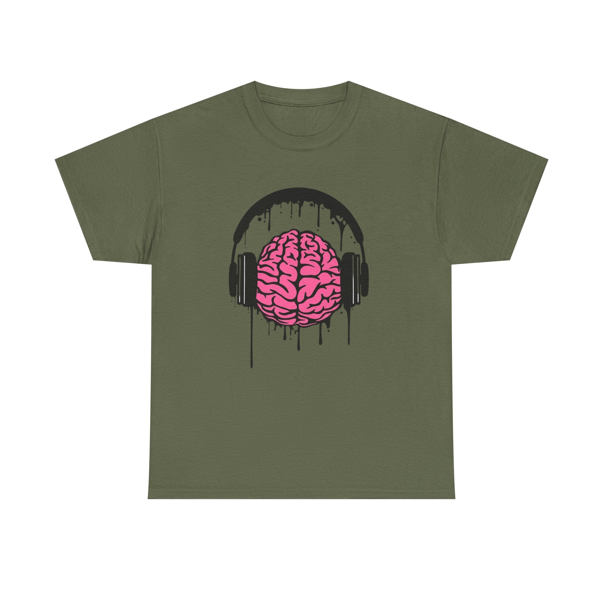 Music Lover Dripping Brain — T-Shirt