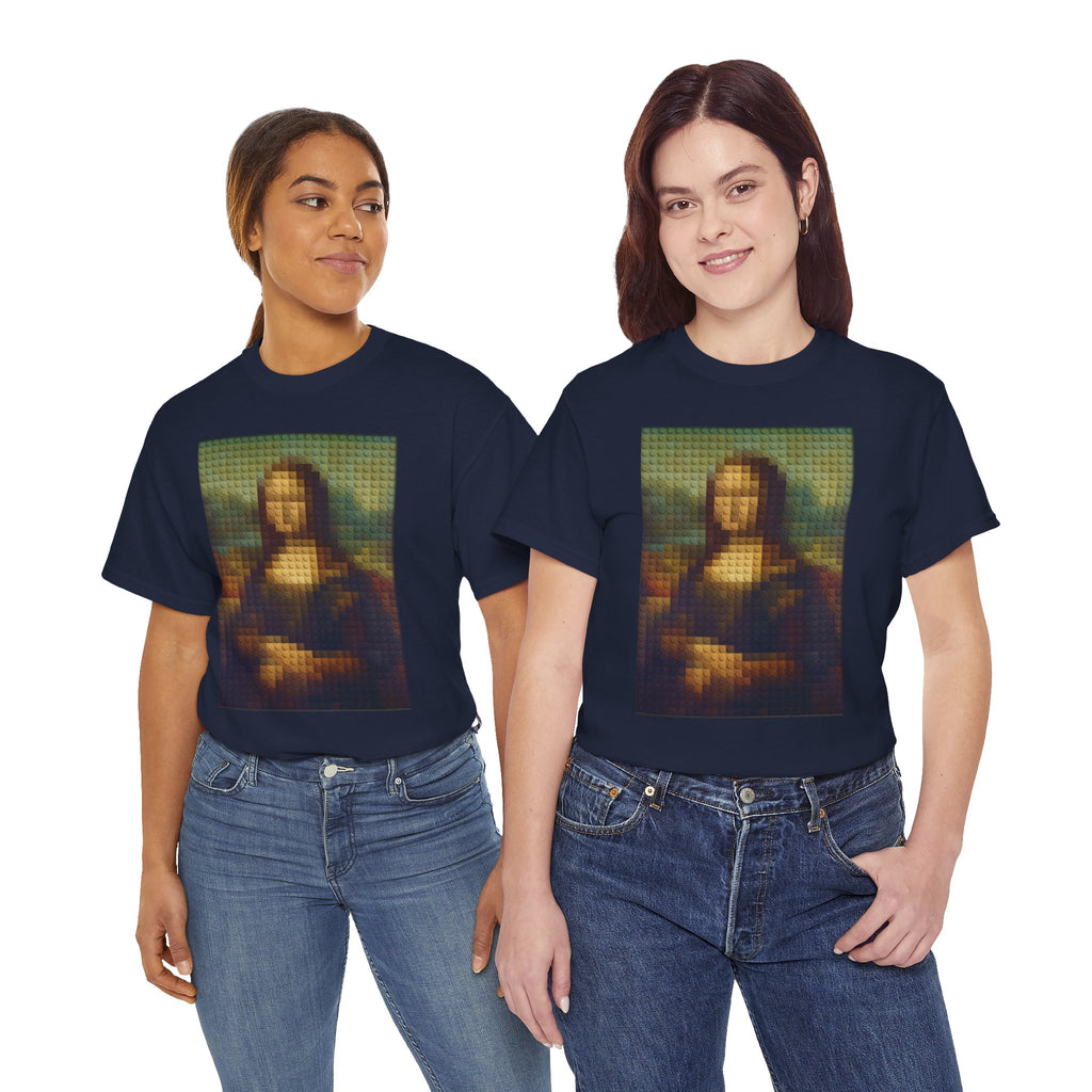 Pixelated Mona Lisa - T‑Shirt