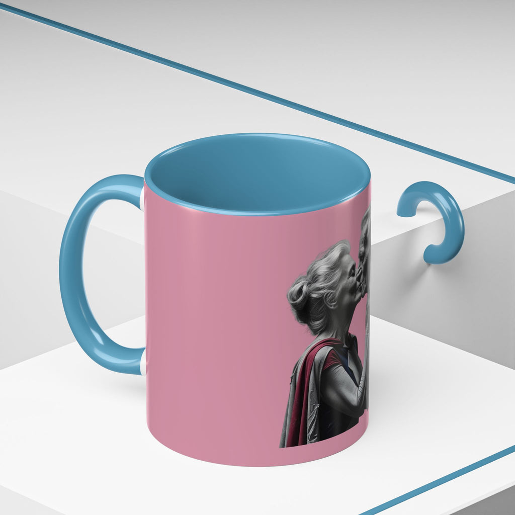 Elderly Superhero Couple — Coffee Mug