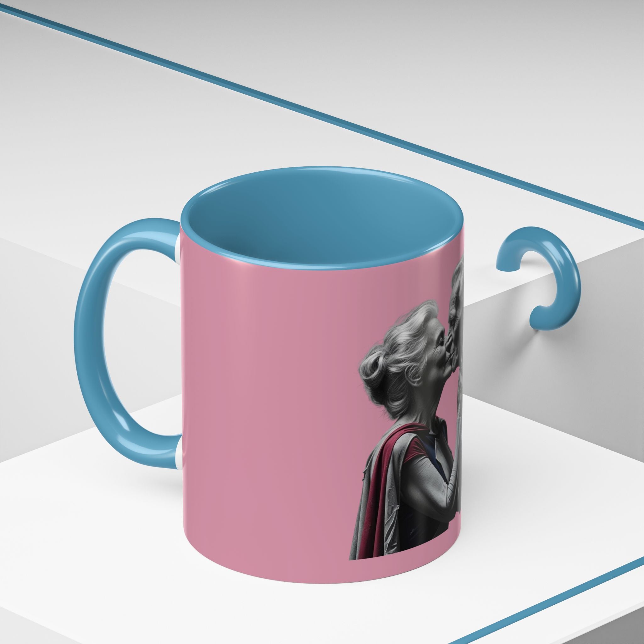 Elderly Superhero Couple — Coffee Mug