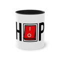 Hip Hop Mug in Black – red help switch hip hop music mug