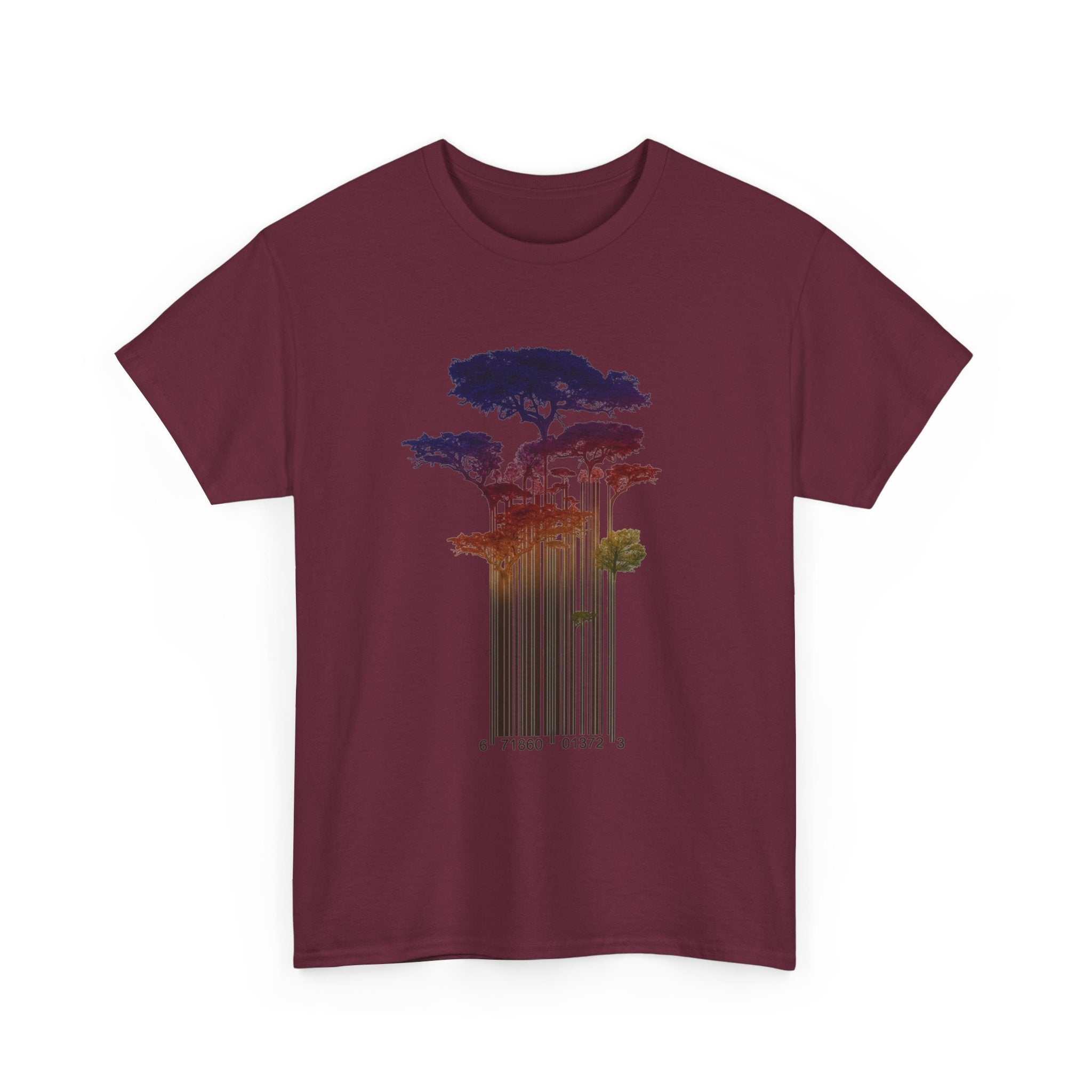 Barcode Forest T‑Shirt