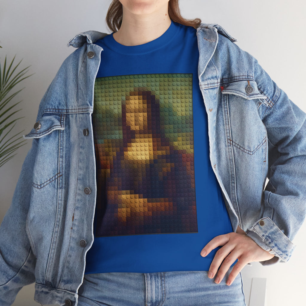 Pixelated Mona Lisa - T‑Shirt