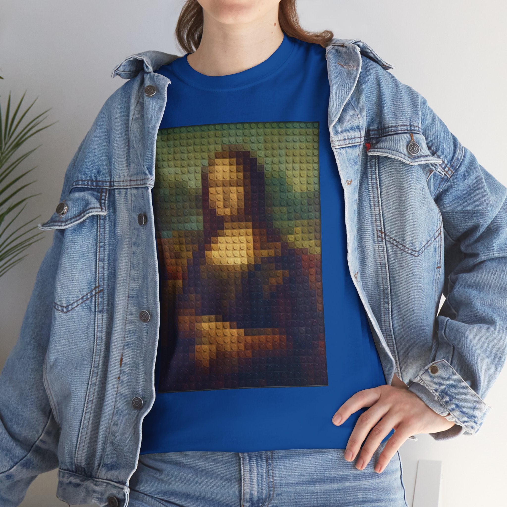 Pixelated Mona Lisa - T‑Shirt