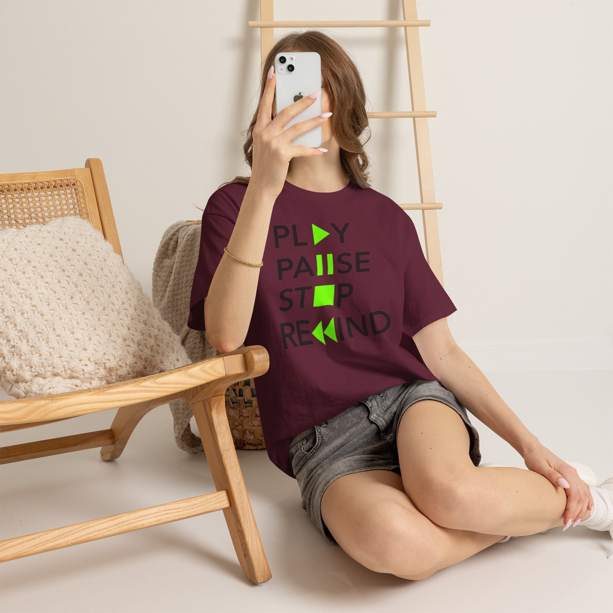 Play Pause Stop Rewind — T-Shirt
