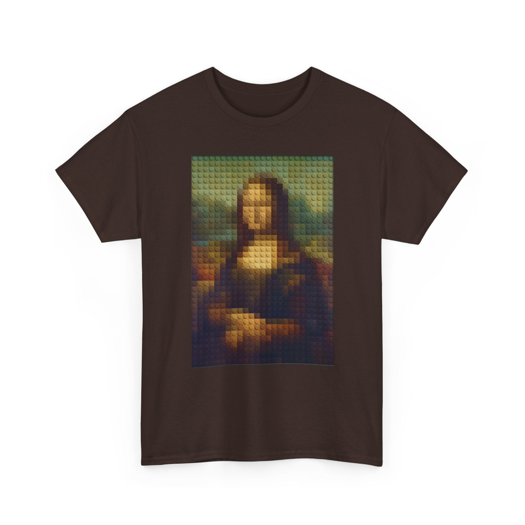 Pixelated Mona Lisa - T‑Shirt