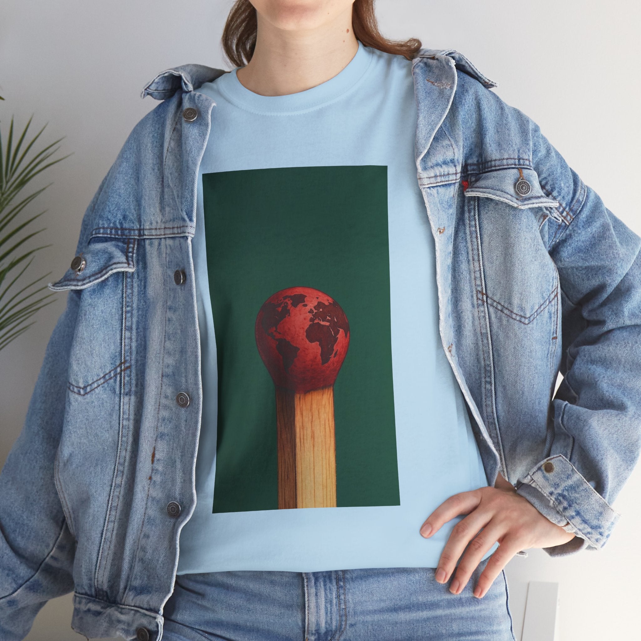 Matchstick Earth — T‑Shirt