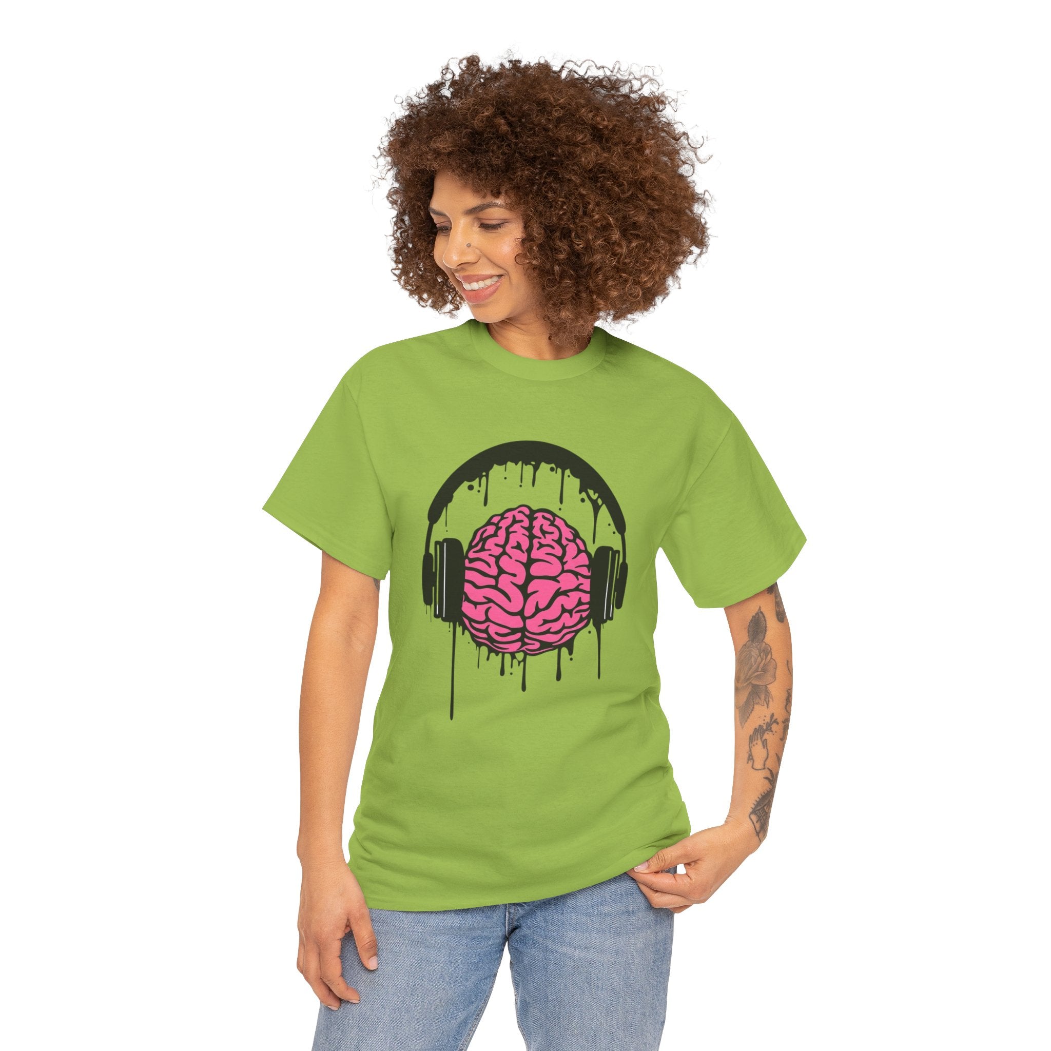 Music Lover Dripping Brain — T-Shirt