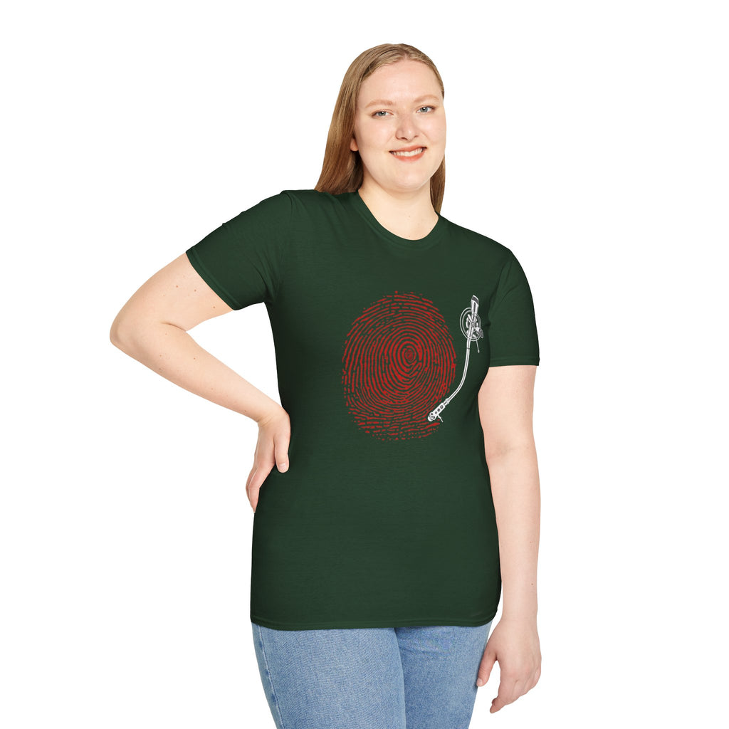 Fingerprint Turntable — T-Shirt