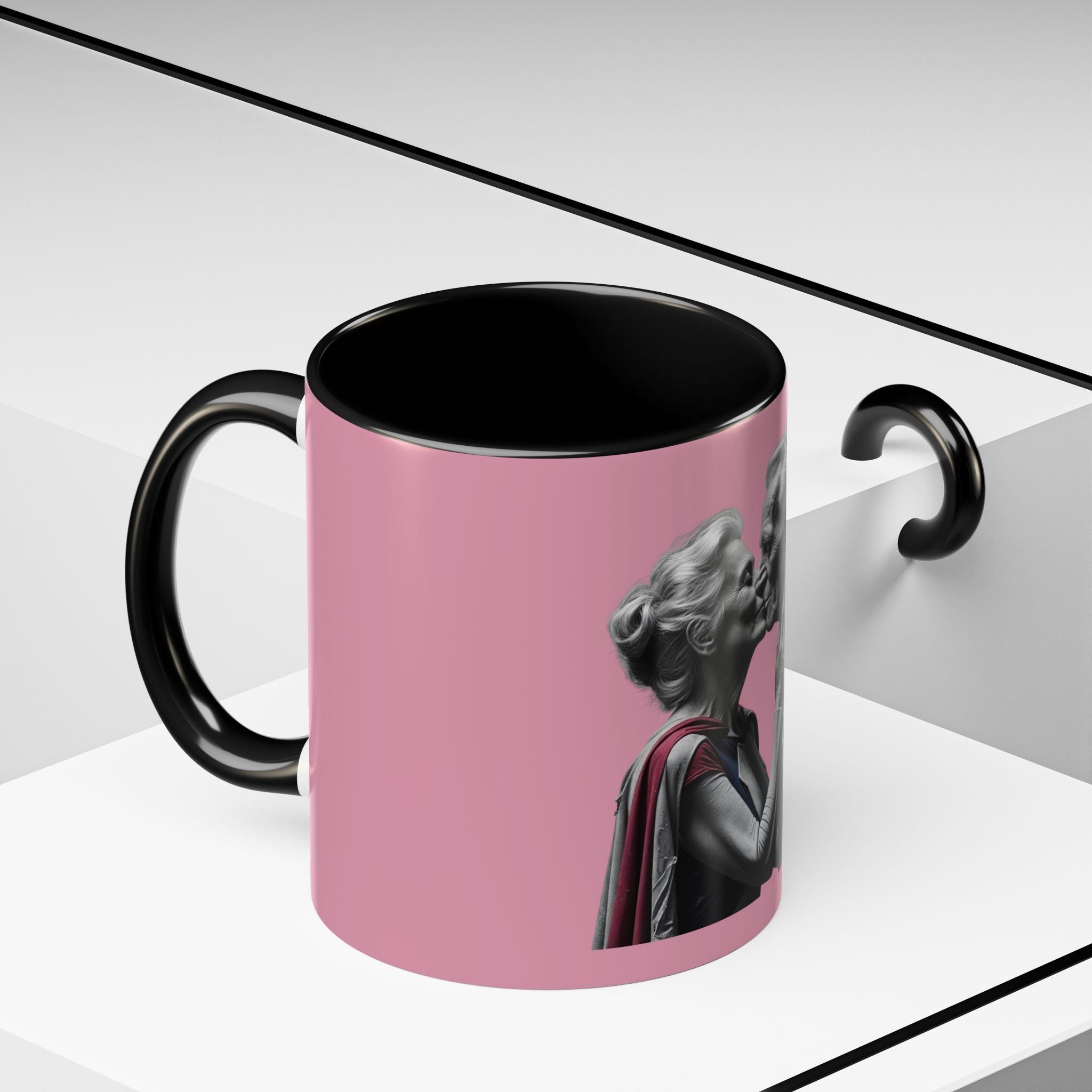 Elderly Superhero Couple — Coffee Mug