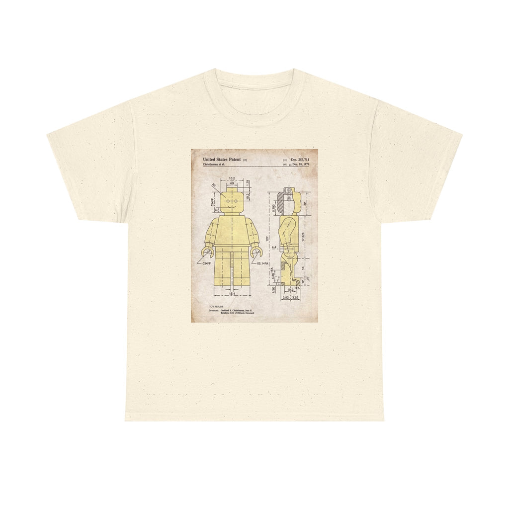 Lego Minifigure Patent T-Shirt – Pop Culture Graphic Tee