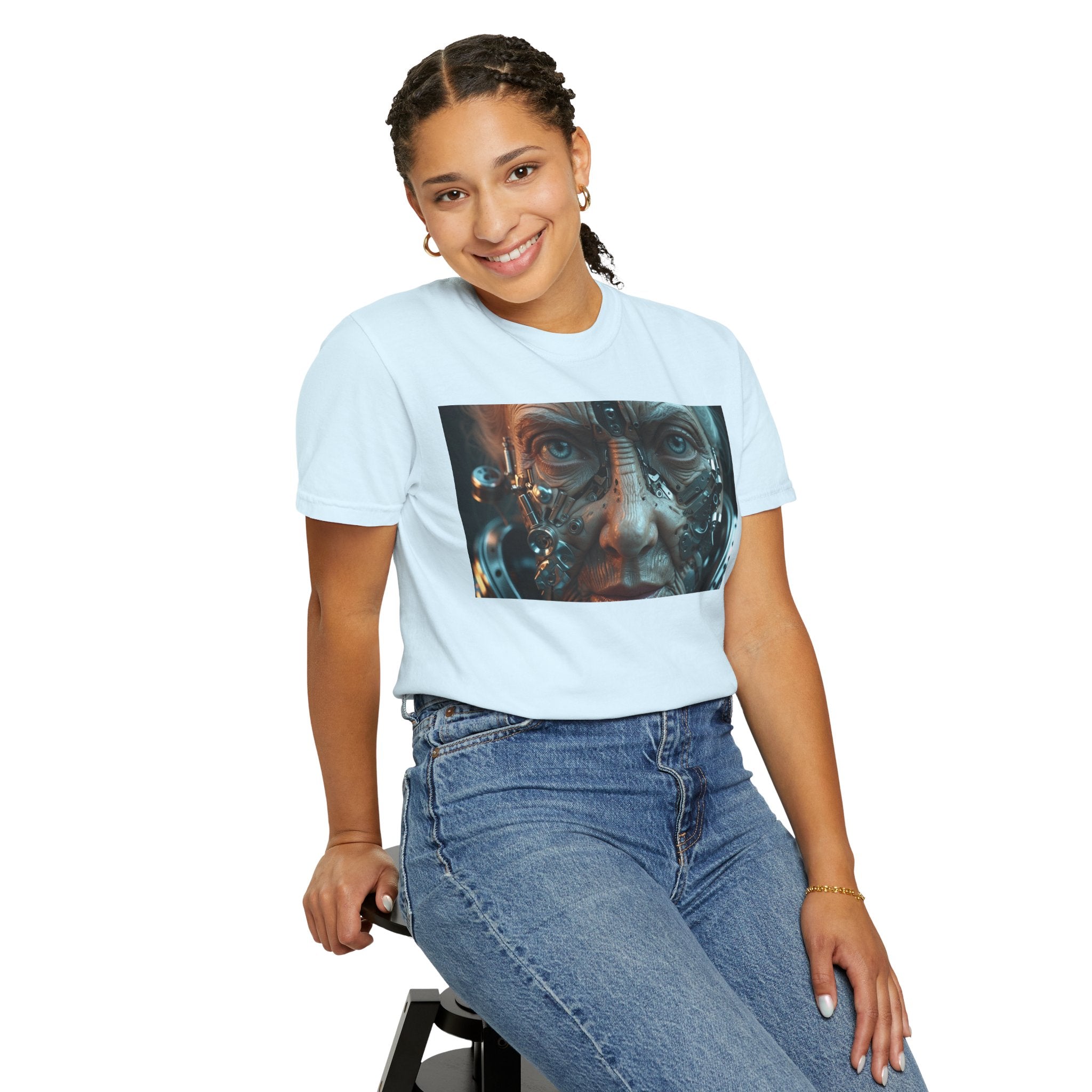 Cybernetic Old Face —T‑Shirt