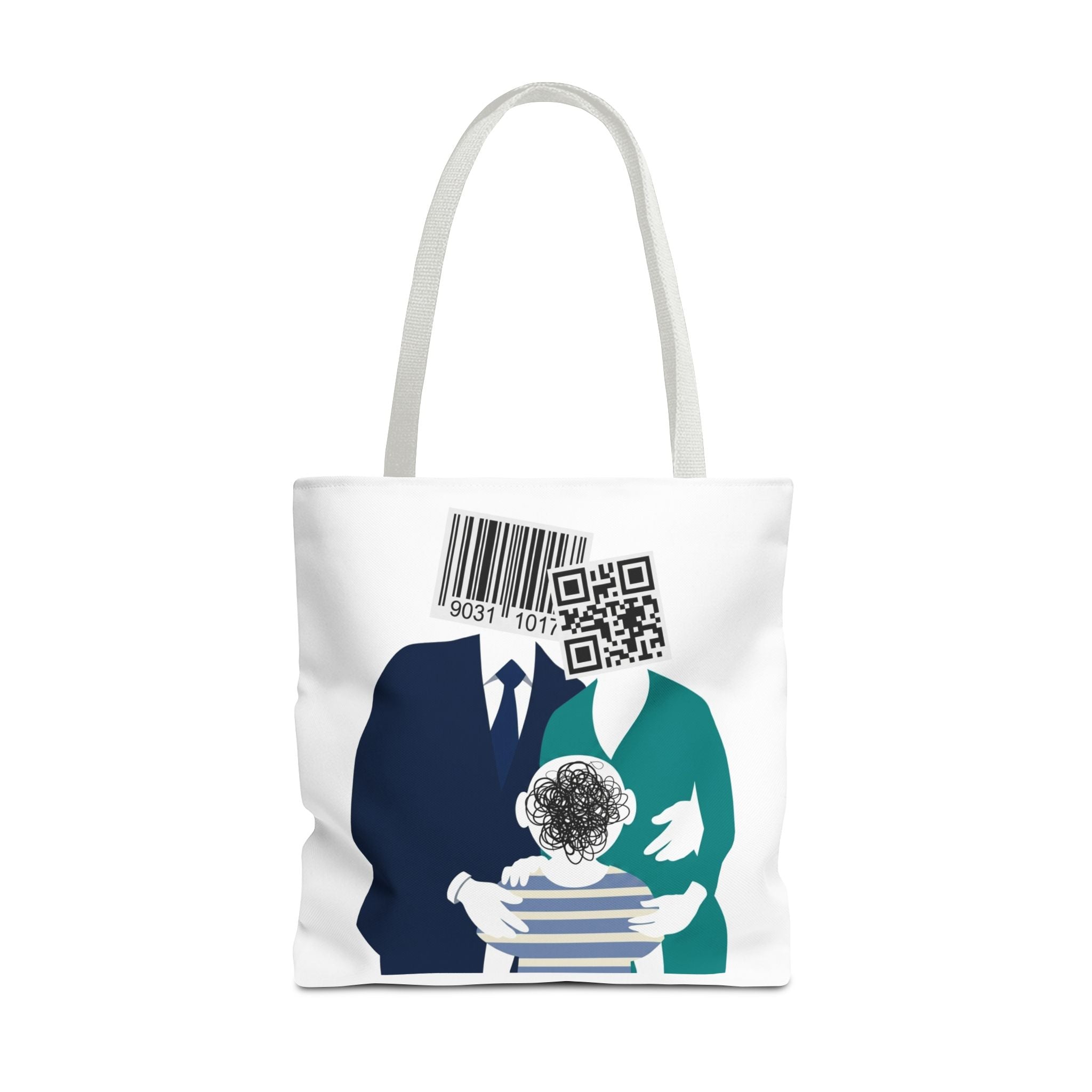 Barcode Family Portrait Tote Bag