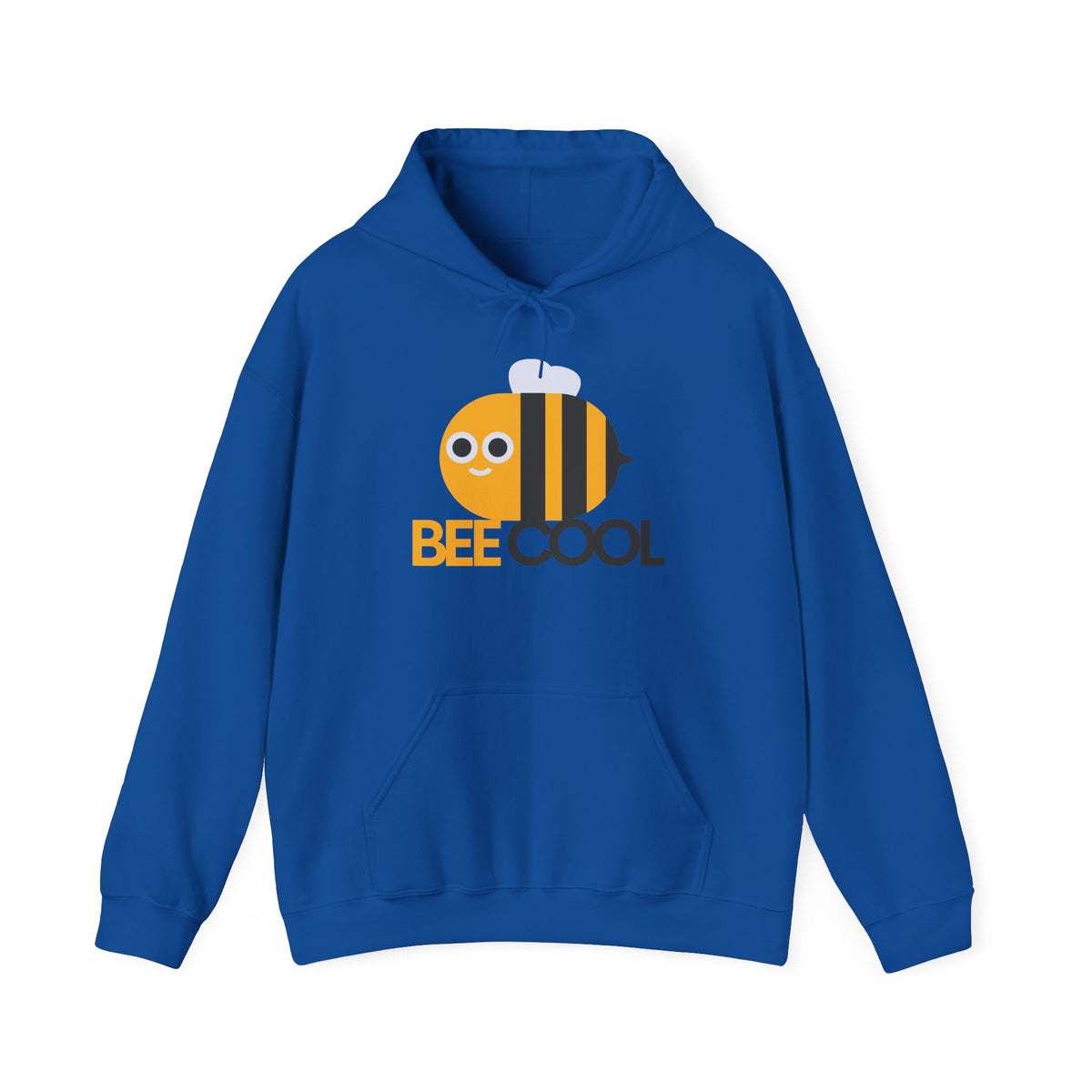 Bee Cool Hoodie in Royal – cute bee graphic sweatshirt