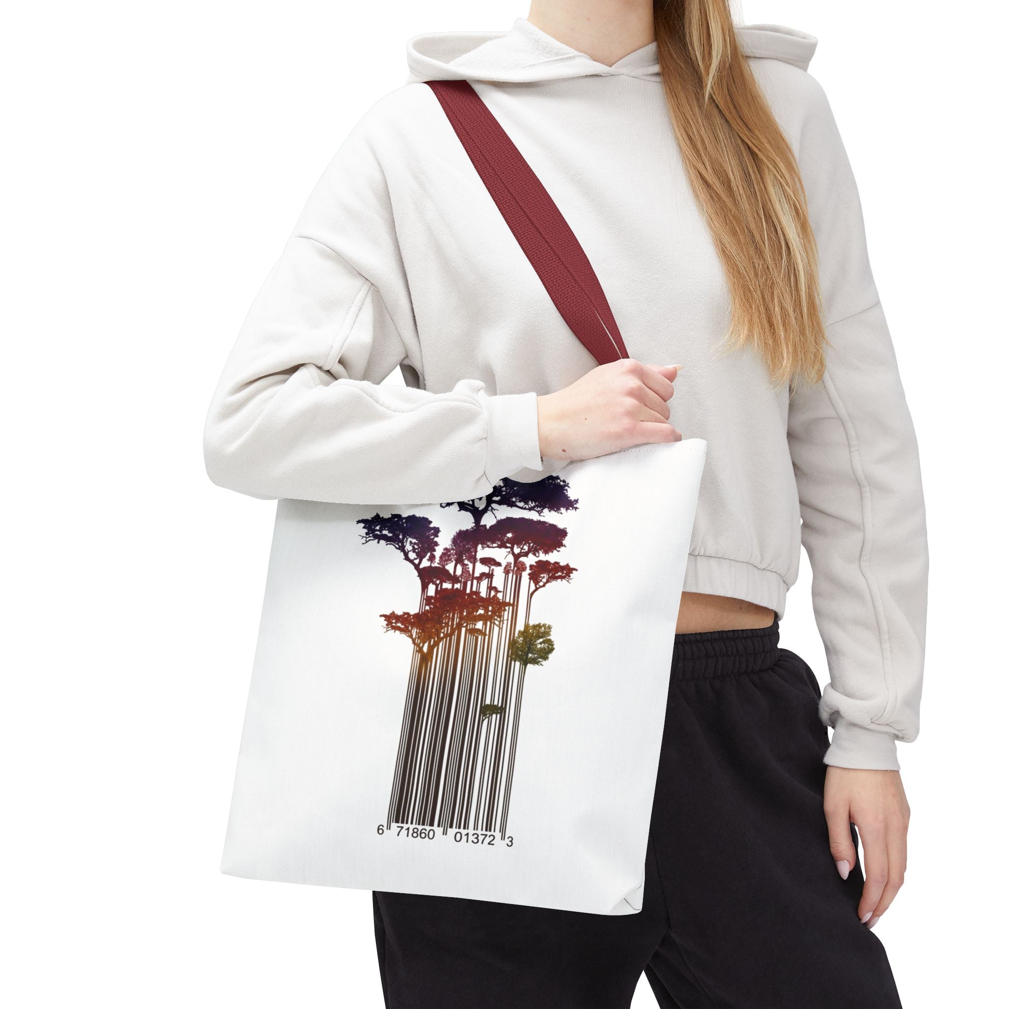 Barcode Forest — Tote Bag
