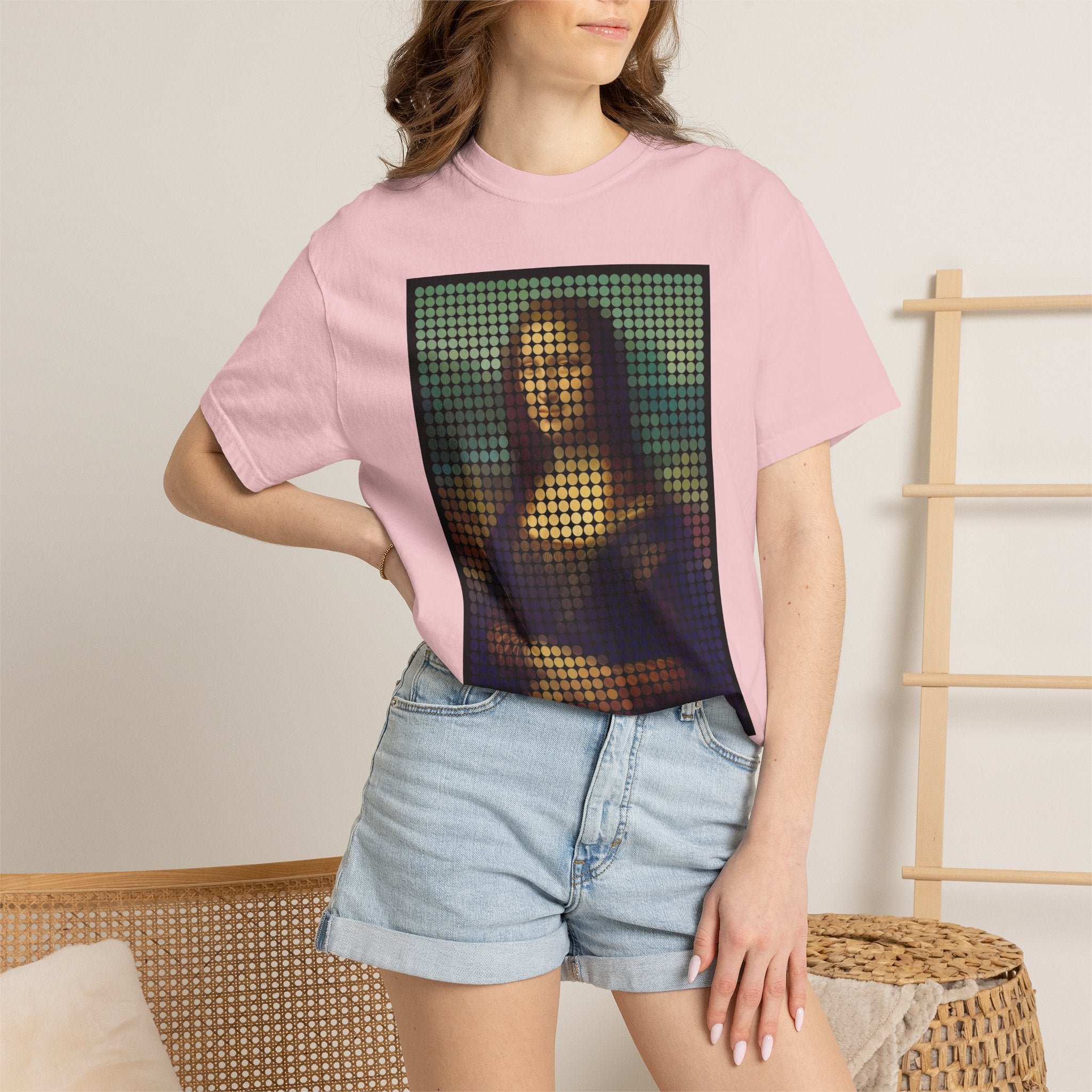 Mona Lisa Pixel Art — T-Shirt